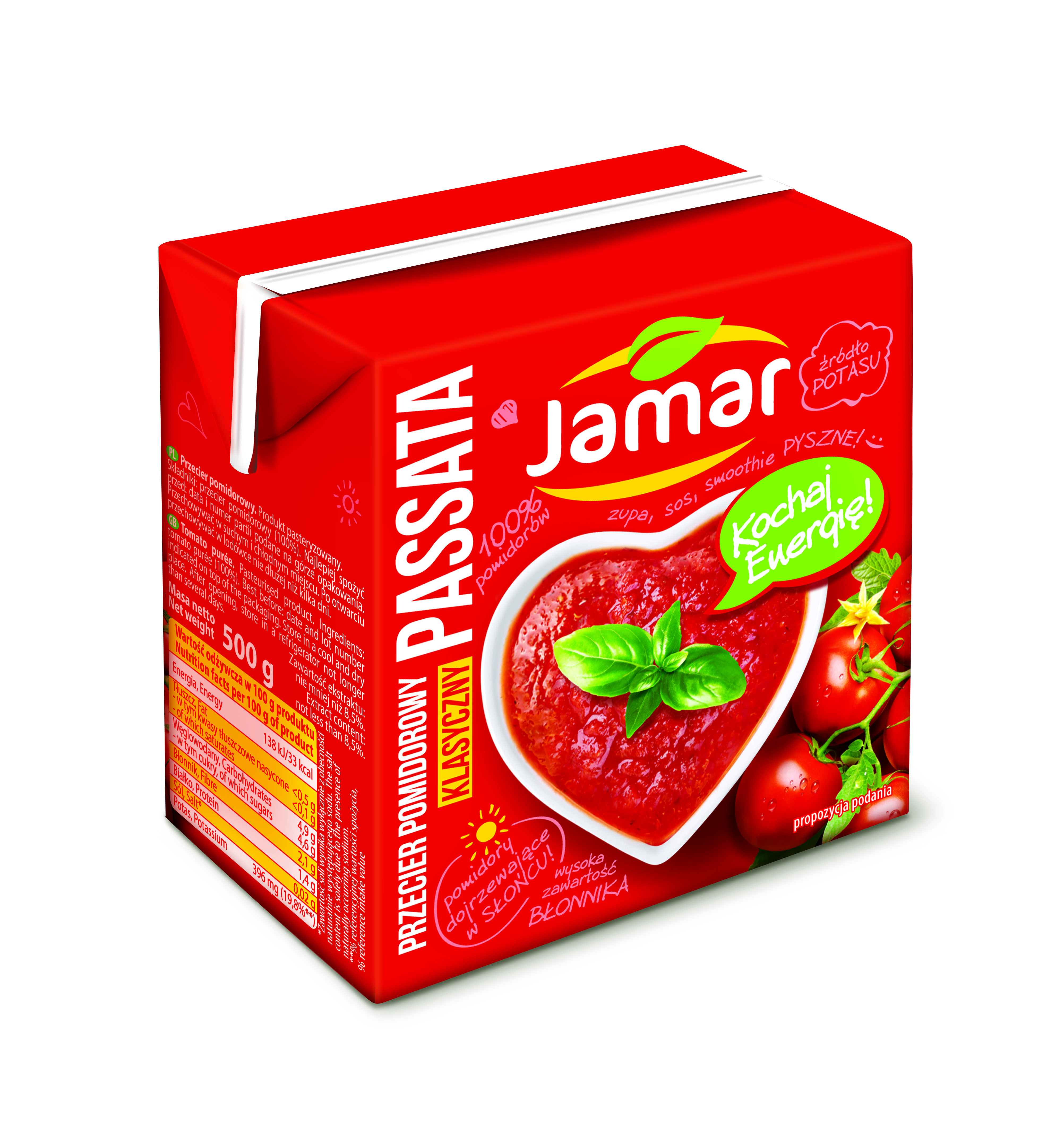 Passata Przecier Pomidorowy Klasyczny Jamar 500G
