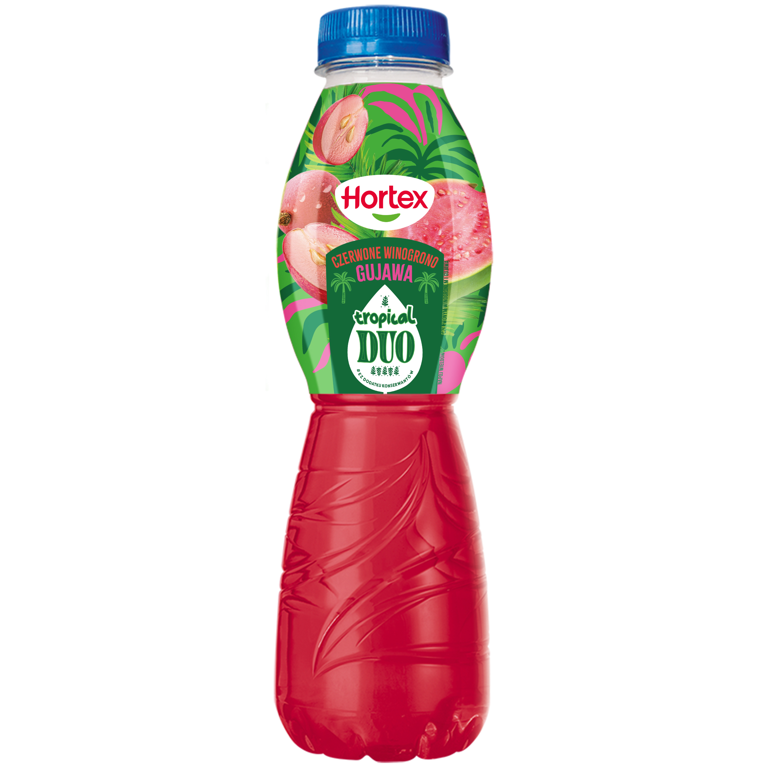 Hortex Tropical Duo Napój Czerwone Winogrono Gujawa Butelka Pet 500Ml Kaucja