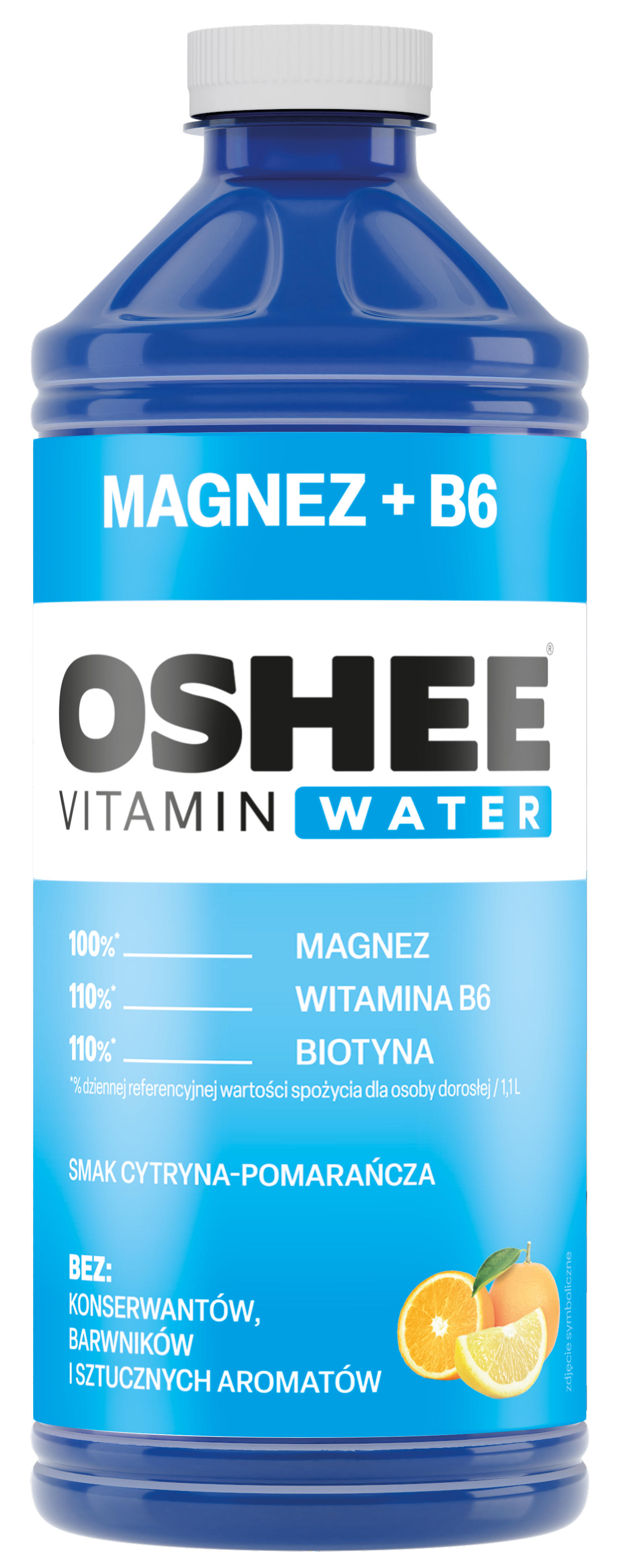 Oshee Vitamin Water Magnez+B6 1100Ml Kaucja
