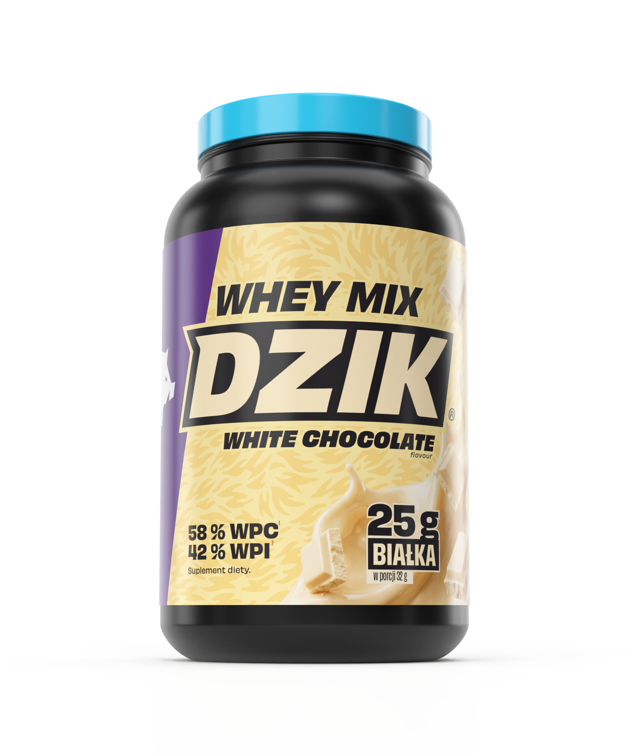 Dzik Odżywka Białkowa White Chocolate 704G