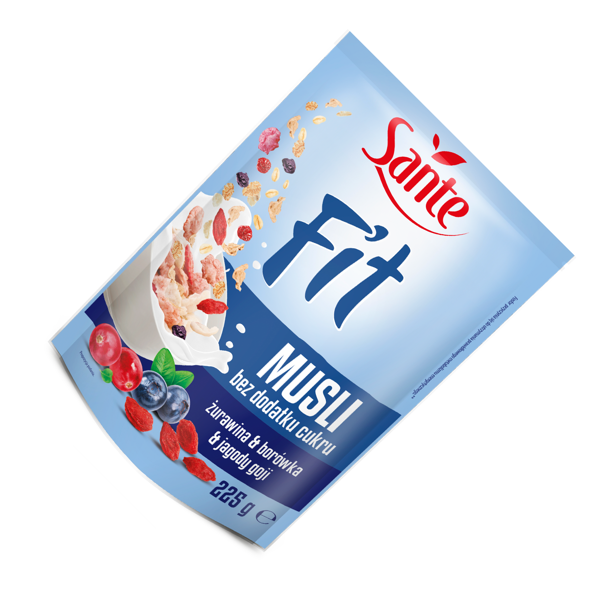 Fit Żurawina Borówka Goji 225G Sante