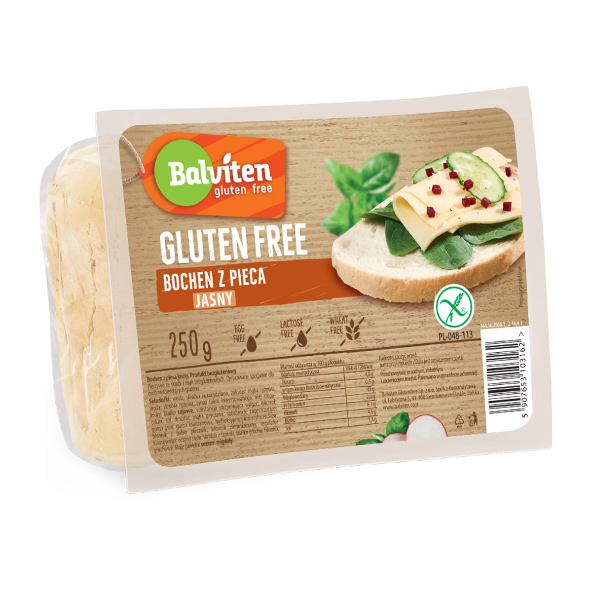 Balviten Bochen Z Pieca Jasny 250G. Produkt Bezglutenowy