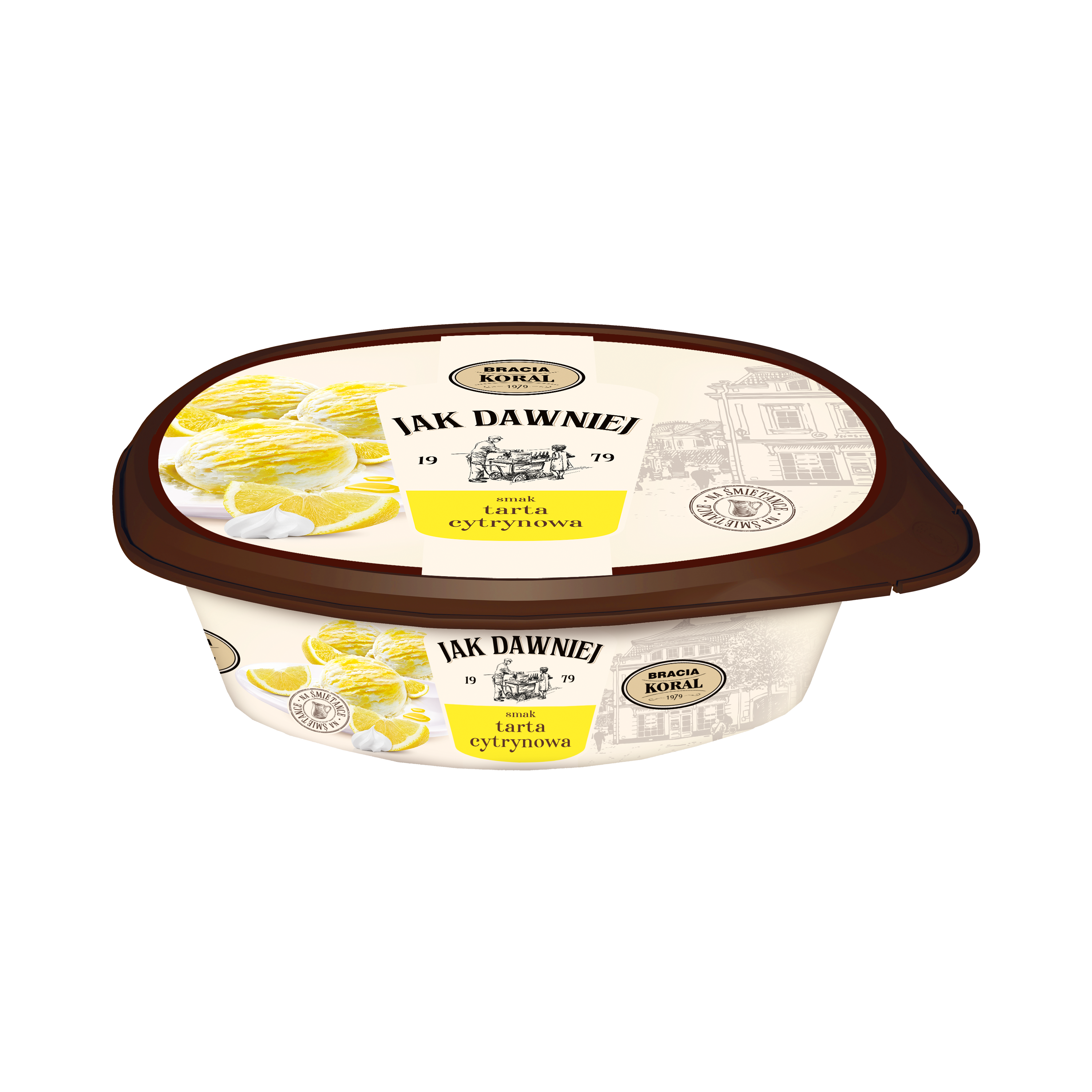 Bracia Koral Lody O Smaku Cytrynowym 900Ml