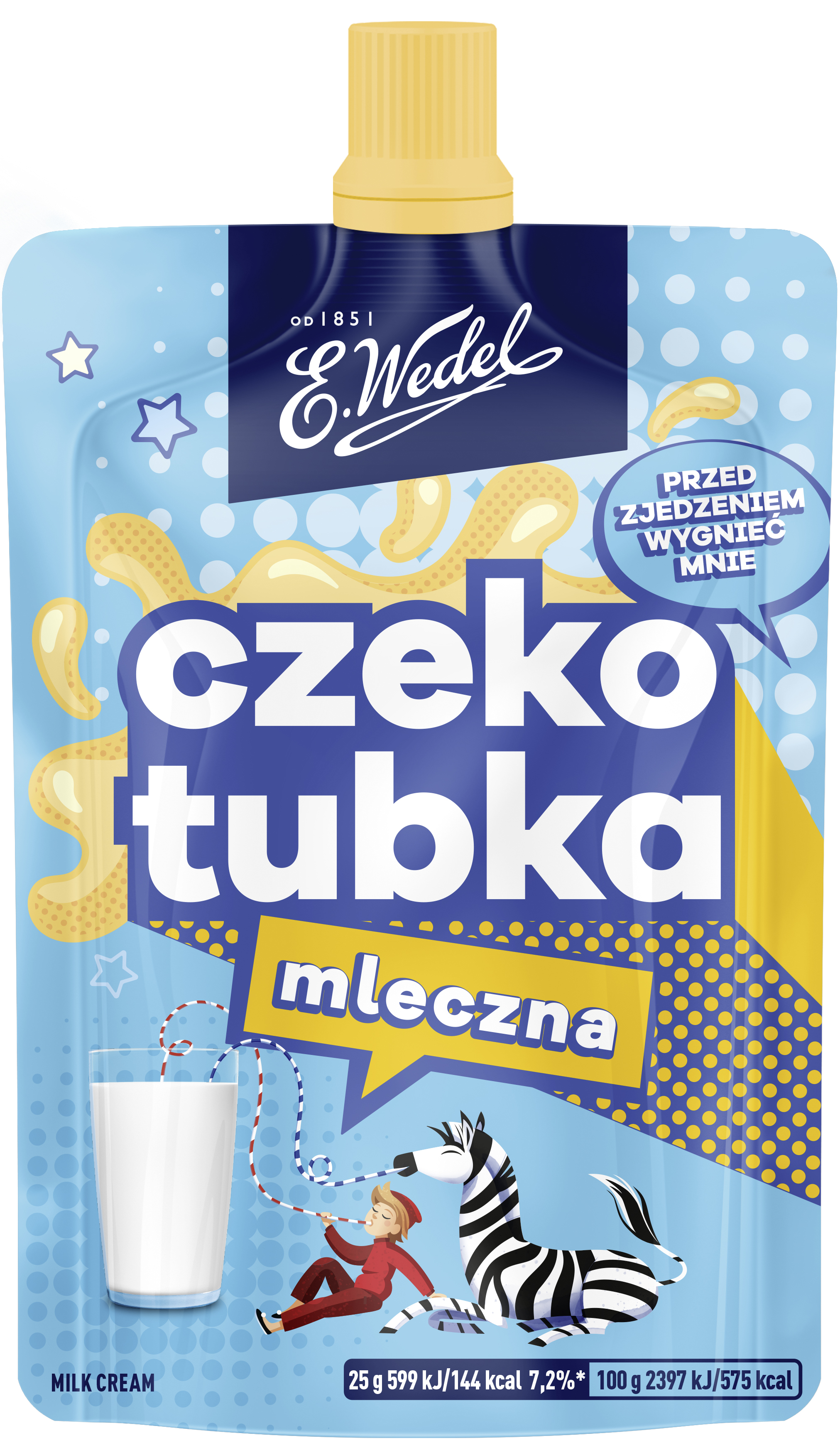 E.Wedel Czekotubka Mleczna 50G