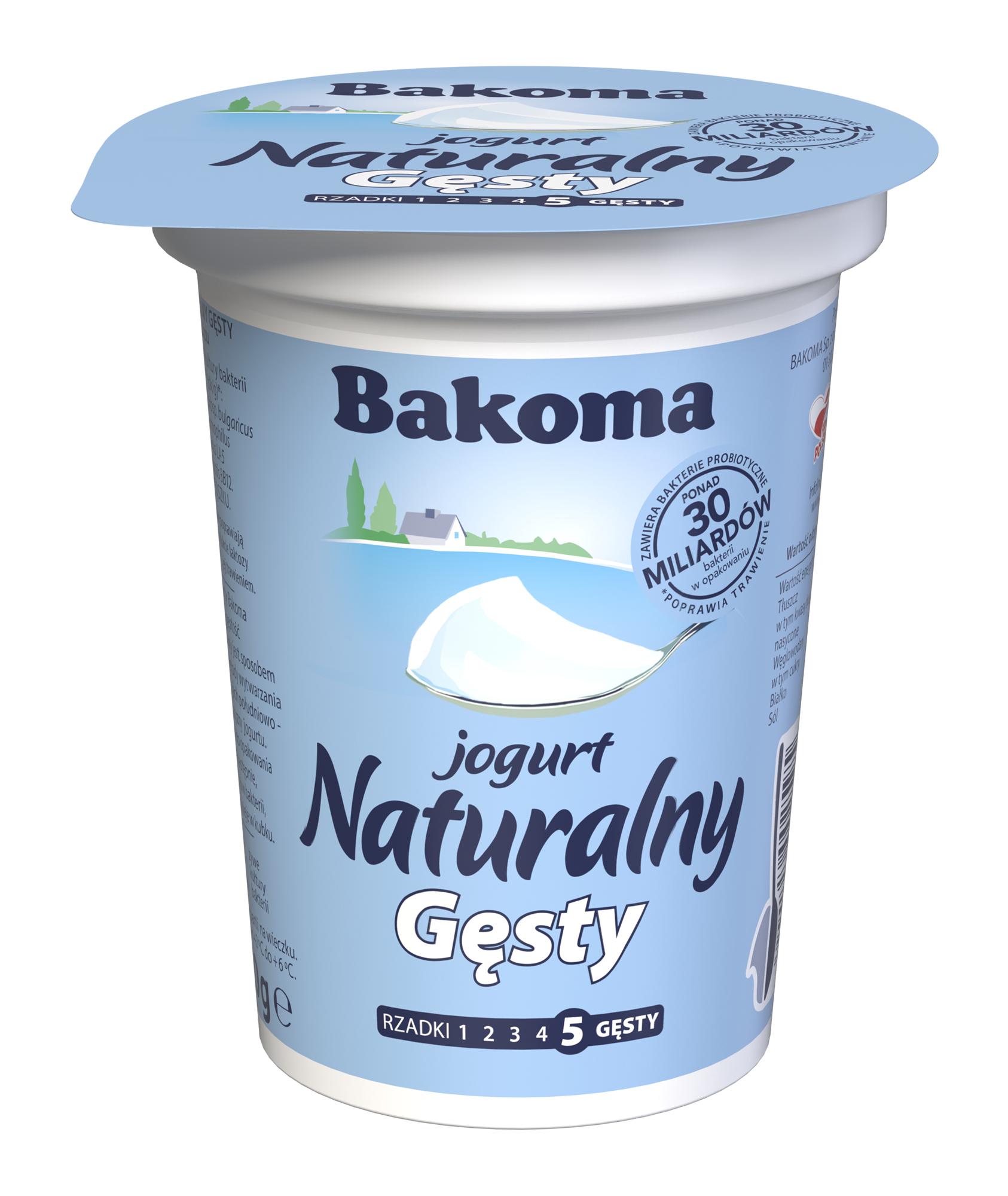 Jogurt Naturalny Gęsty 370G