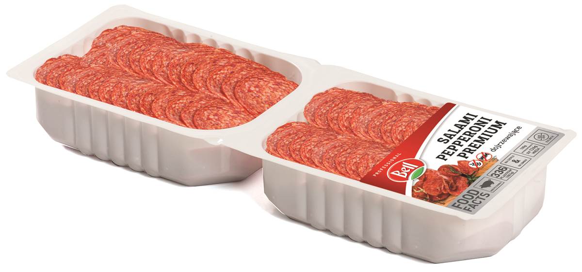 Salami Peperoni Premium Dojrzewające Plastry 1 Kg