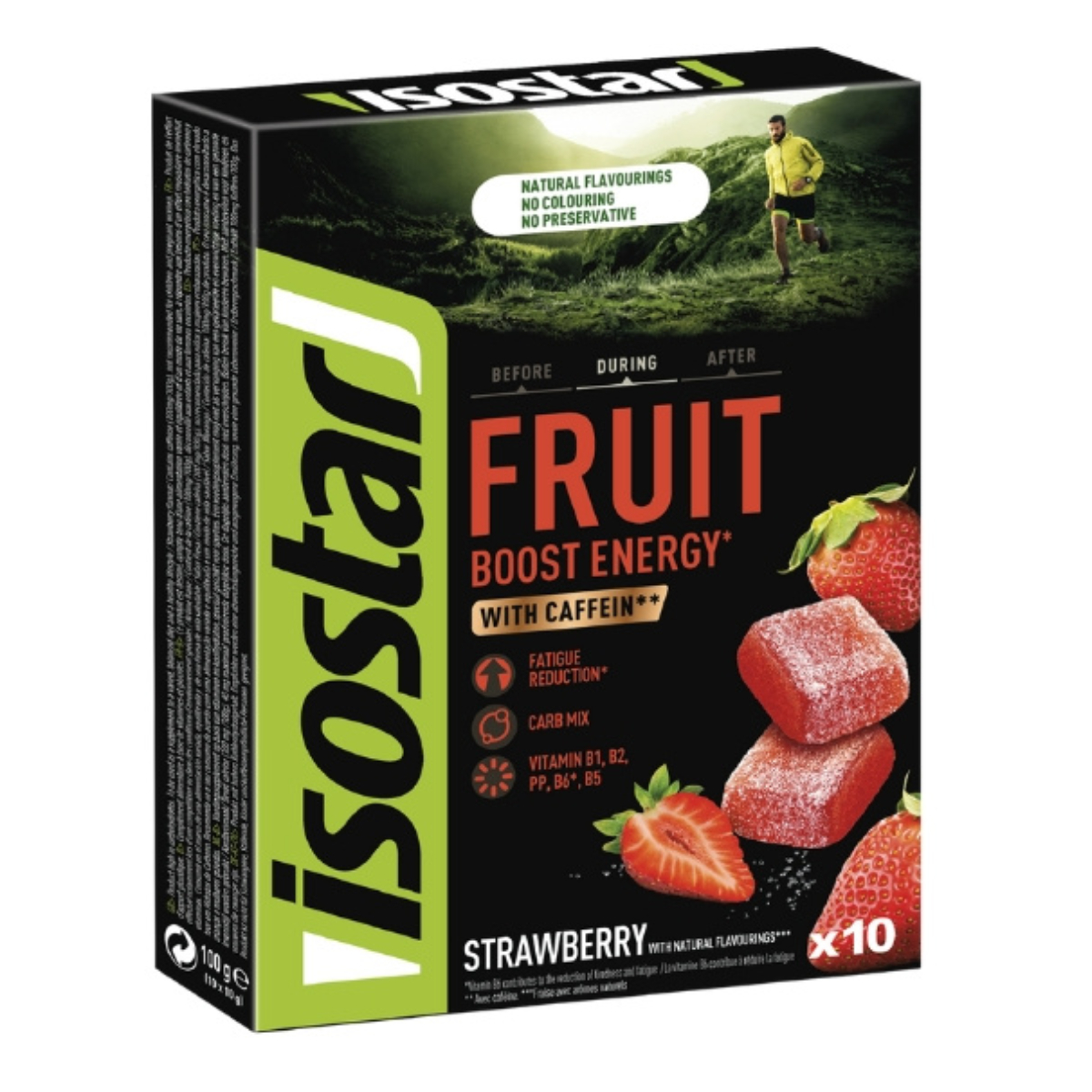 Isostar Energy Fruit Boost - Galaretki 100 G (Truskawkowe)
