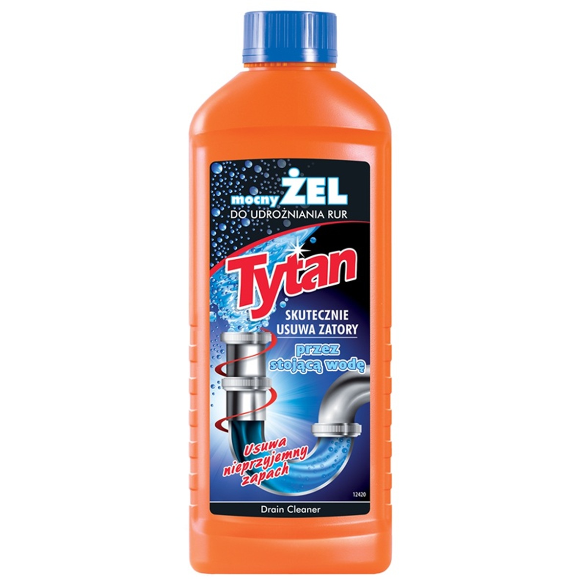 Żel Do Udrożniania Rur Tytan 1Kg