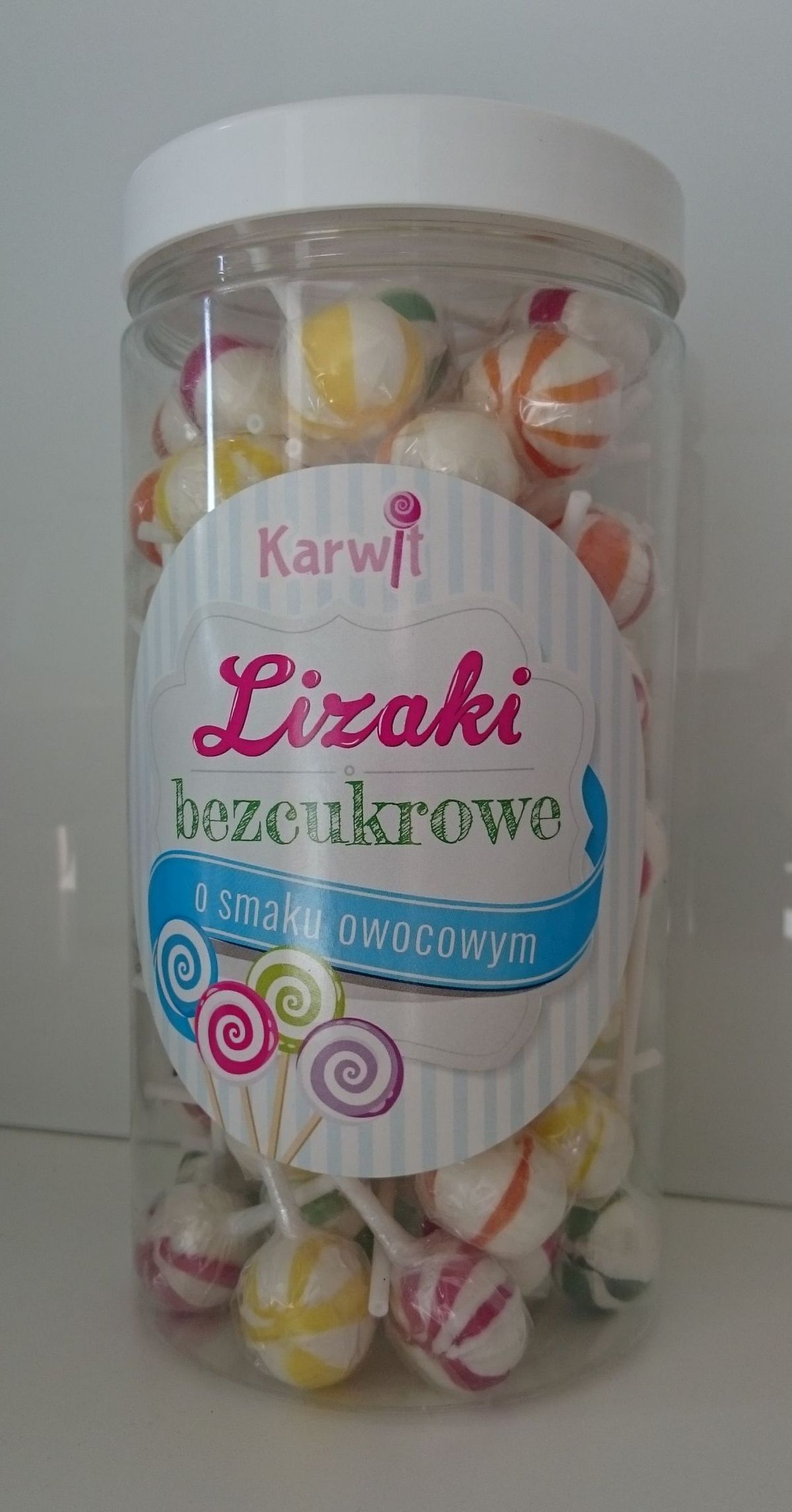 Karwit Lizaki Bezcukrowe O Smaku Owocowym 80 Szt X 8G