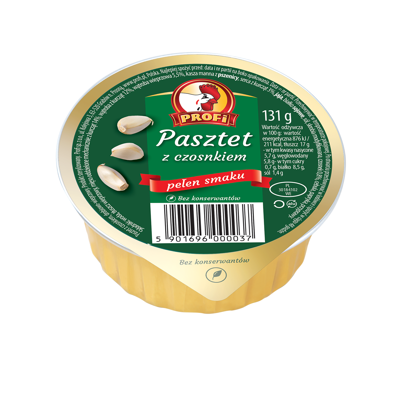 Profi Pasztet Z Czosnkiem 131G
