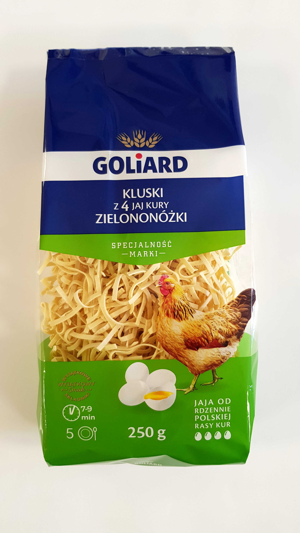 Goliard Kluski Z Jaj Kury Zielononóżki 250G