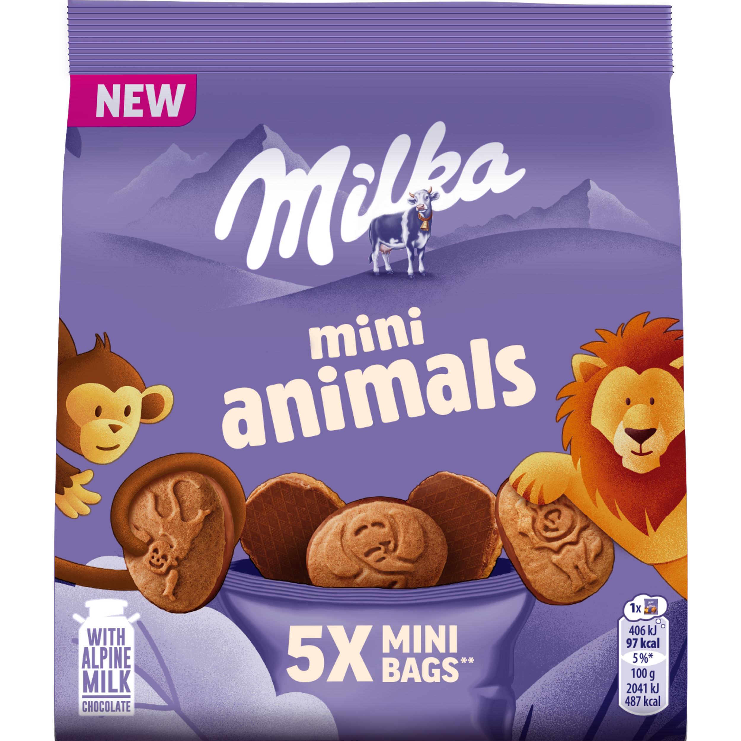 Ciastka Milka Animals 99,5G