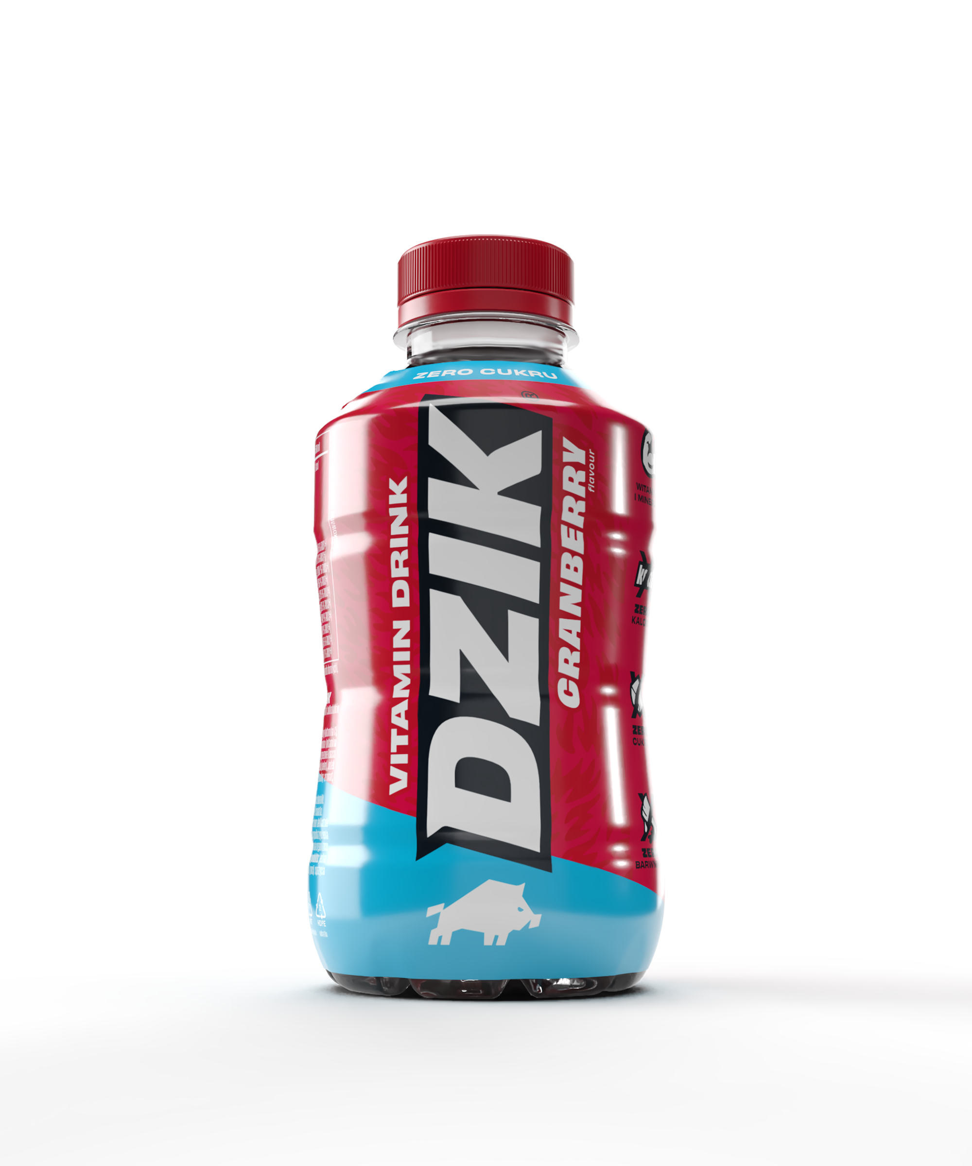 Dzik Vitamin Drink Cranberry 500 Ml - Napój Funkcjonalny