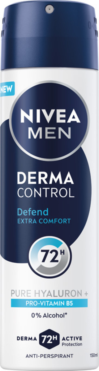 Nivea Men Derma Control Defend Antyperspirant Spray 150 Ml