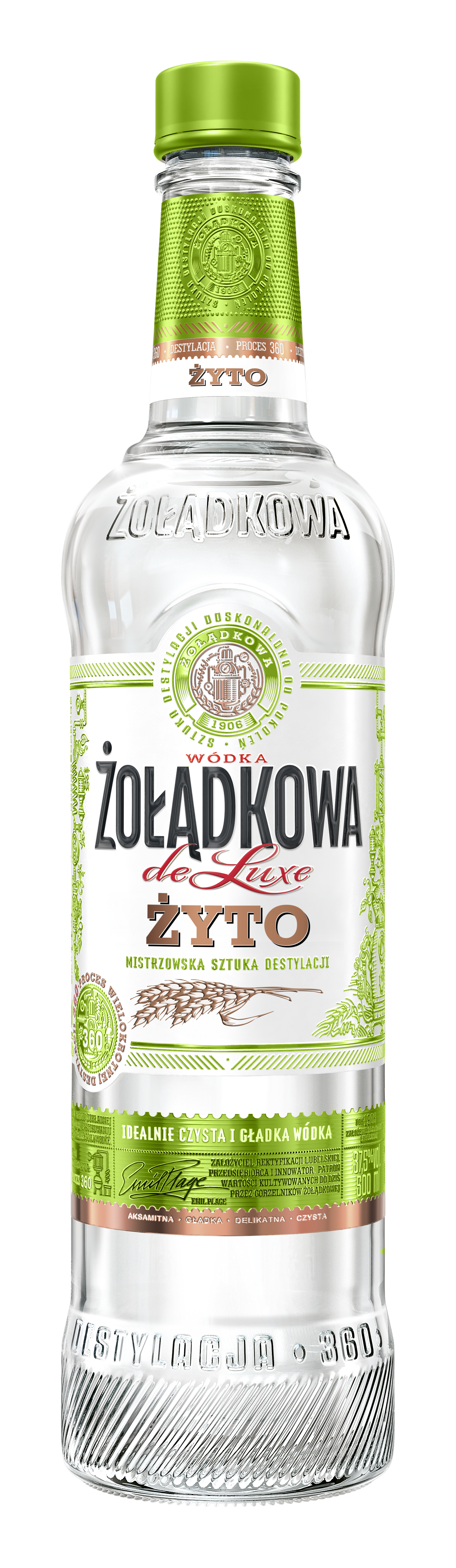 Wódka Żołądkowa De Luxe Żyto 500Ml 37,5%