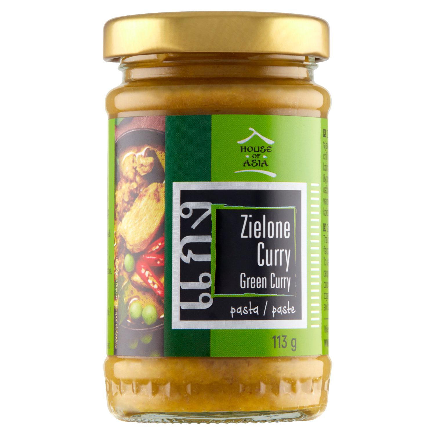 House Of Asia Pasta Curry Zielona 113 G
