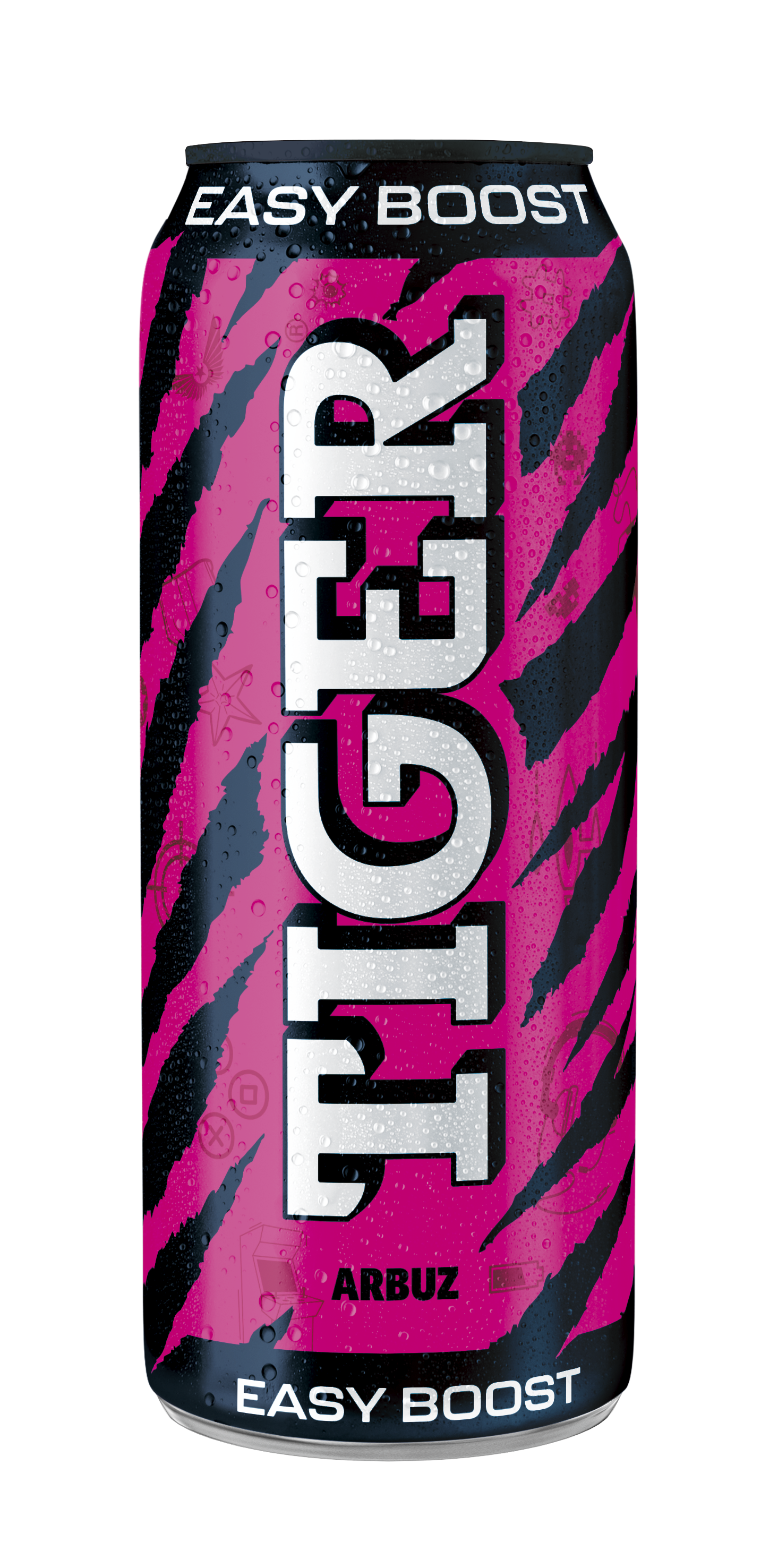 Tiger Juicy Line Gazowany Napój Owocowy O Smaku Arbuza 500 Ml