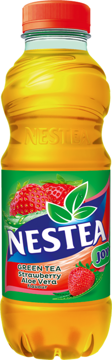 Nestea Green Tea Napój O Smaku Truskawkowym Z Dodatkiem Aloesu 500Ml