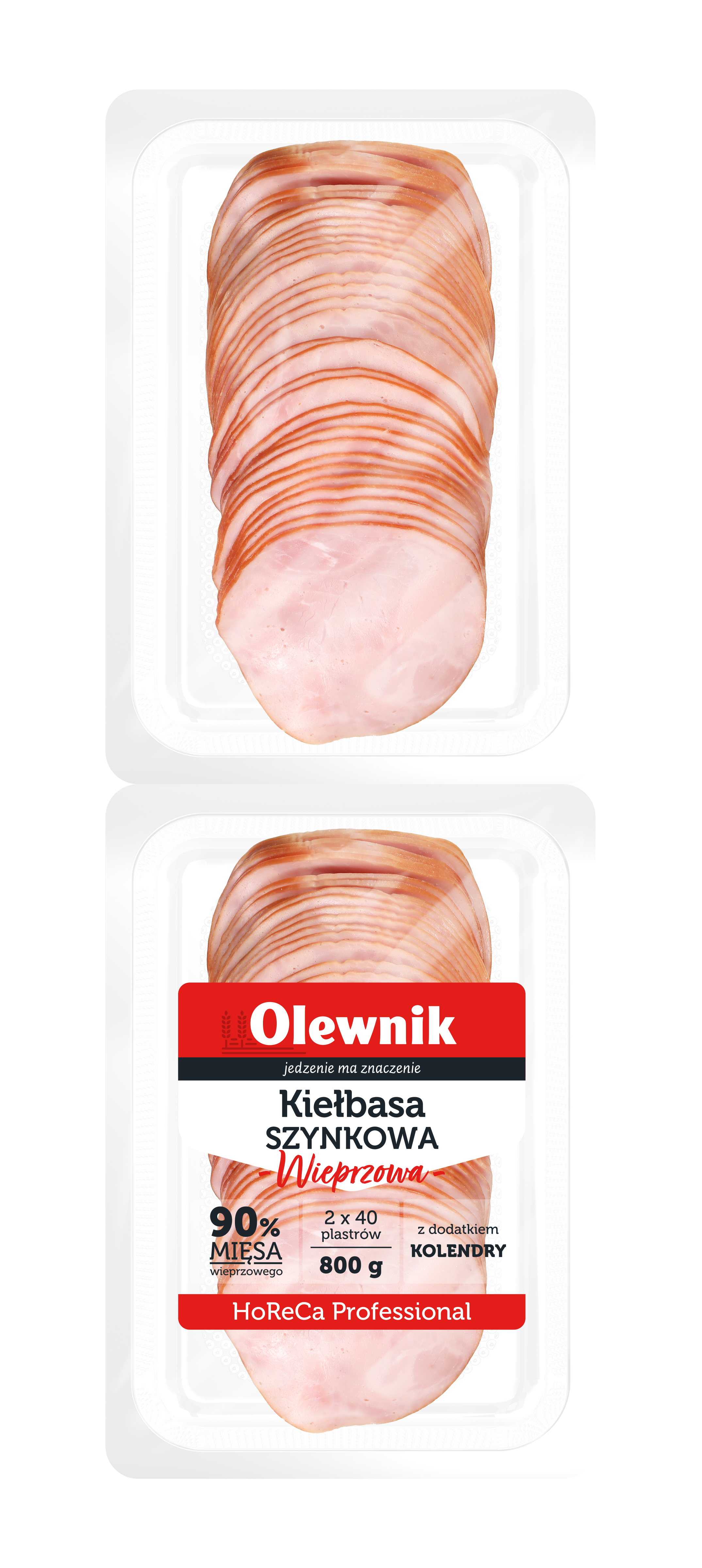 Kiełbasa Szynkowa Wieprzowa Plastry 800 G Olewnik