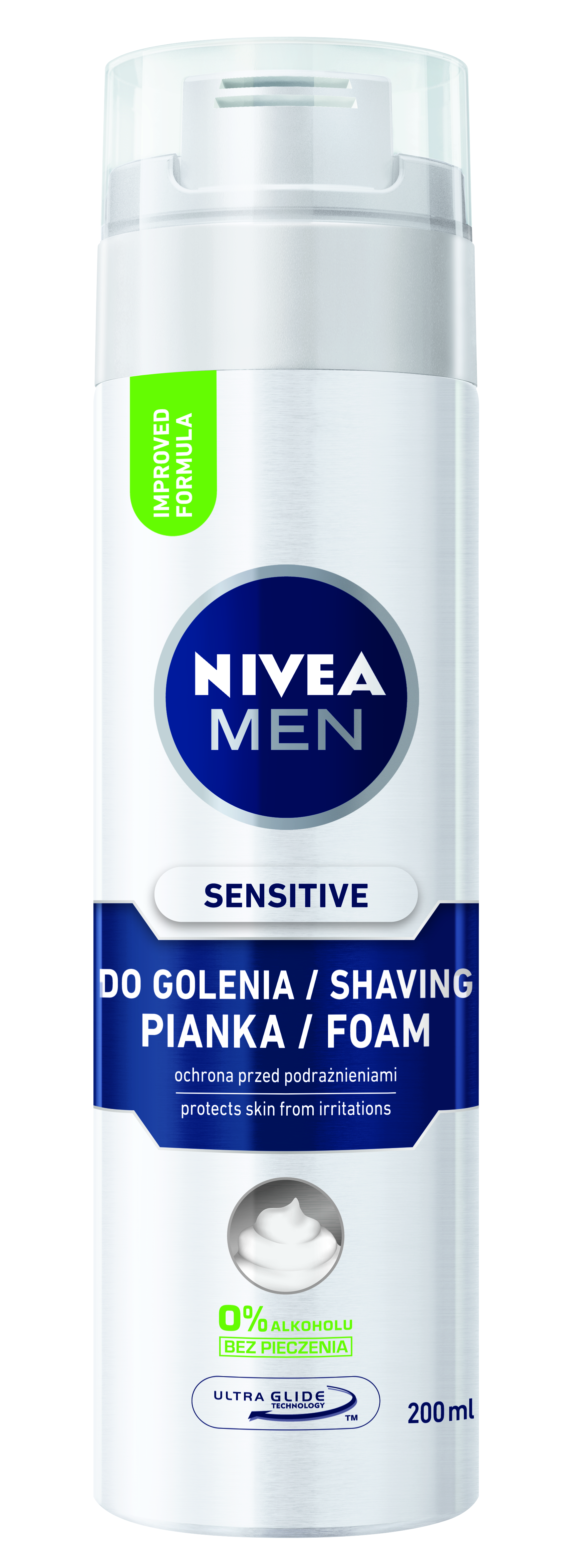 Nivea Łagodząca Pianka Do Golenia Sensitive 200 Ml