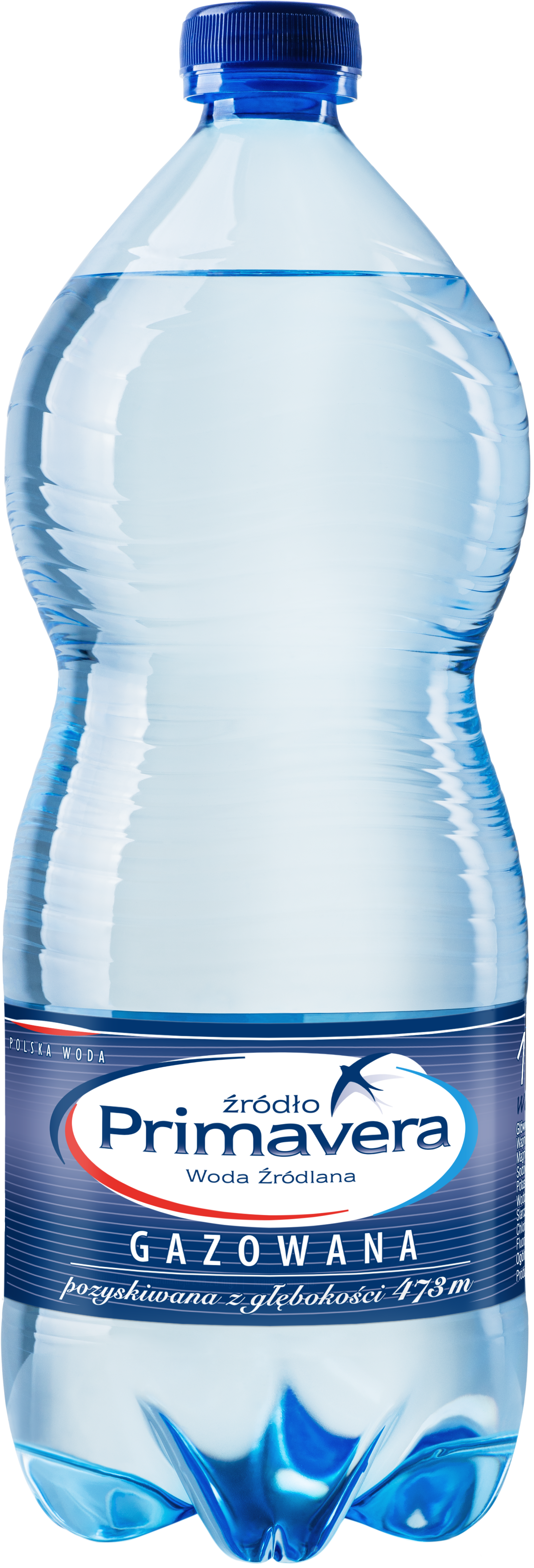Primavera Woda Źródlana Gazowana Pet 1L- Kaucja