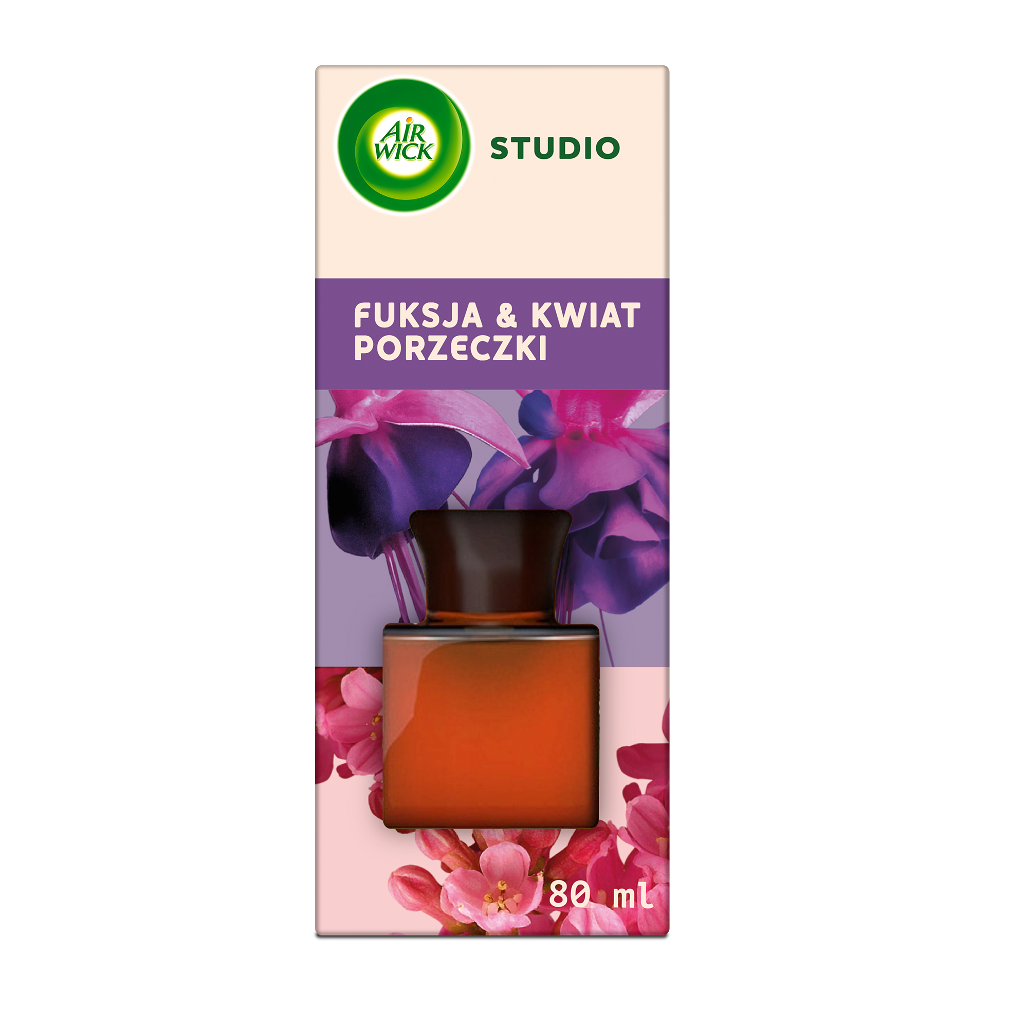 Air Wick Patyczki Zapachowe Studio Fuksja & Kwiat Porzeczki/Fuchsia & Currant Flower 80 Ml