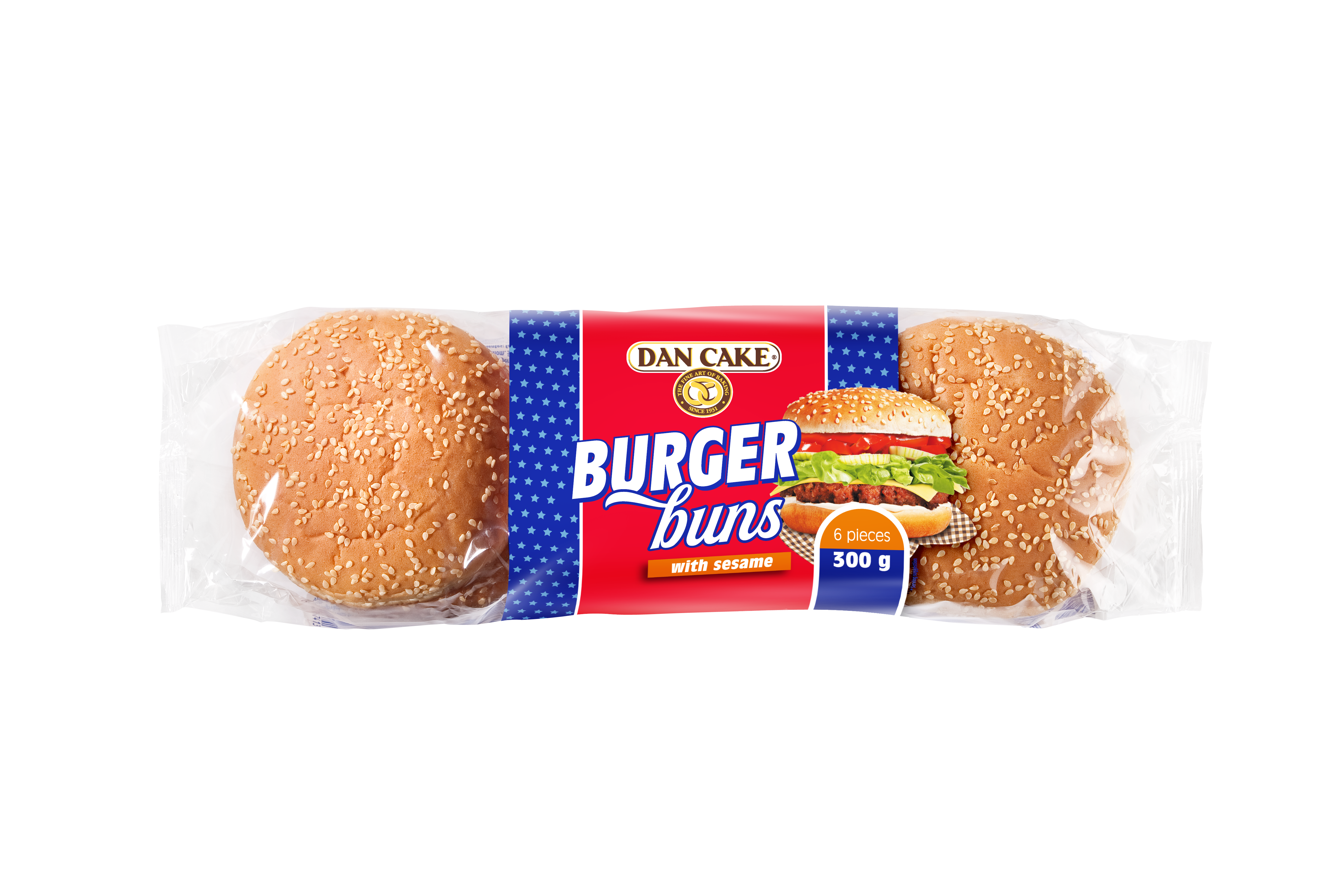 Dan Cake Hamburger Z Sezamem 300G (X 6Szt)