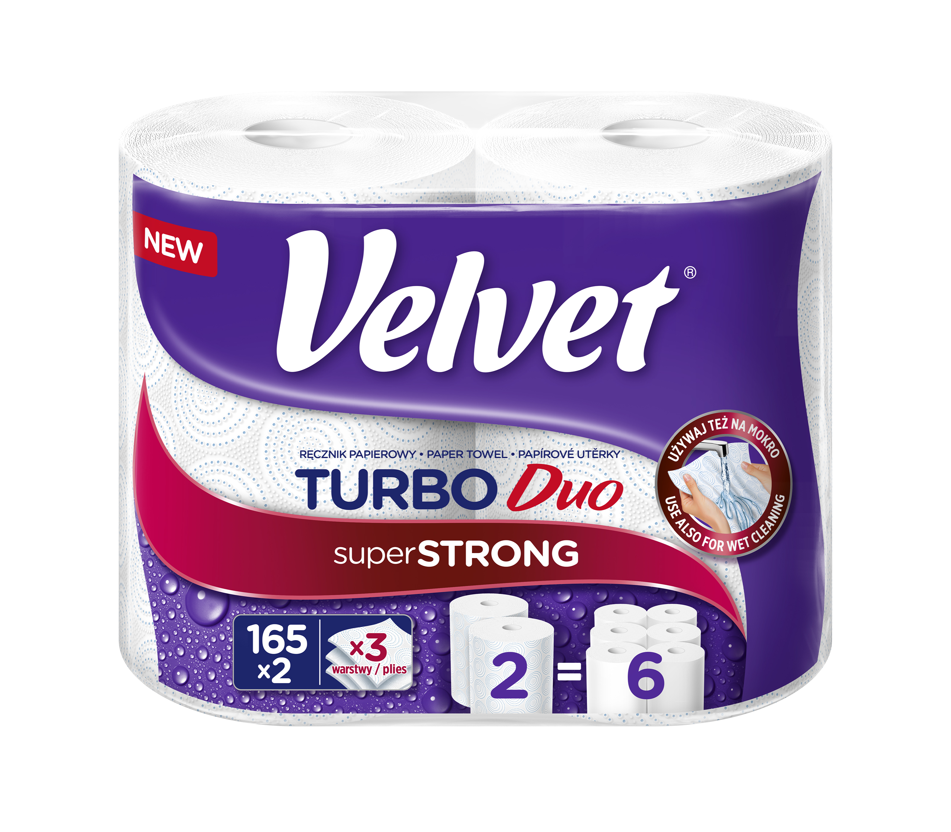 Ręcznik Papierowy Velvet Turbo Duo A'2