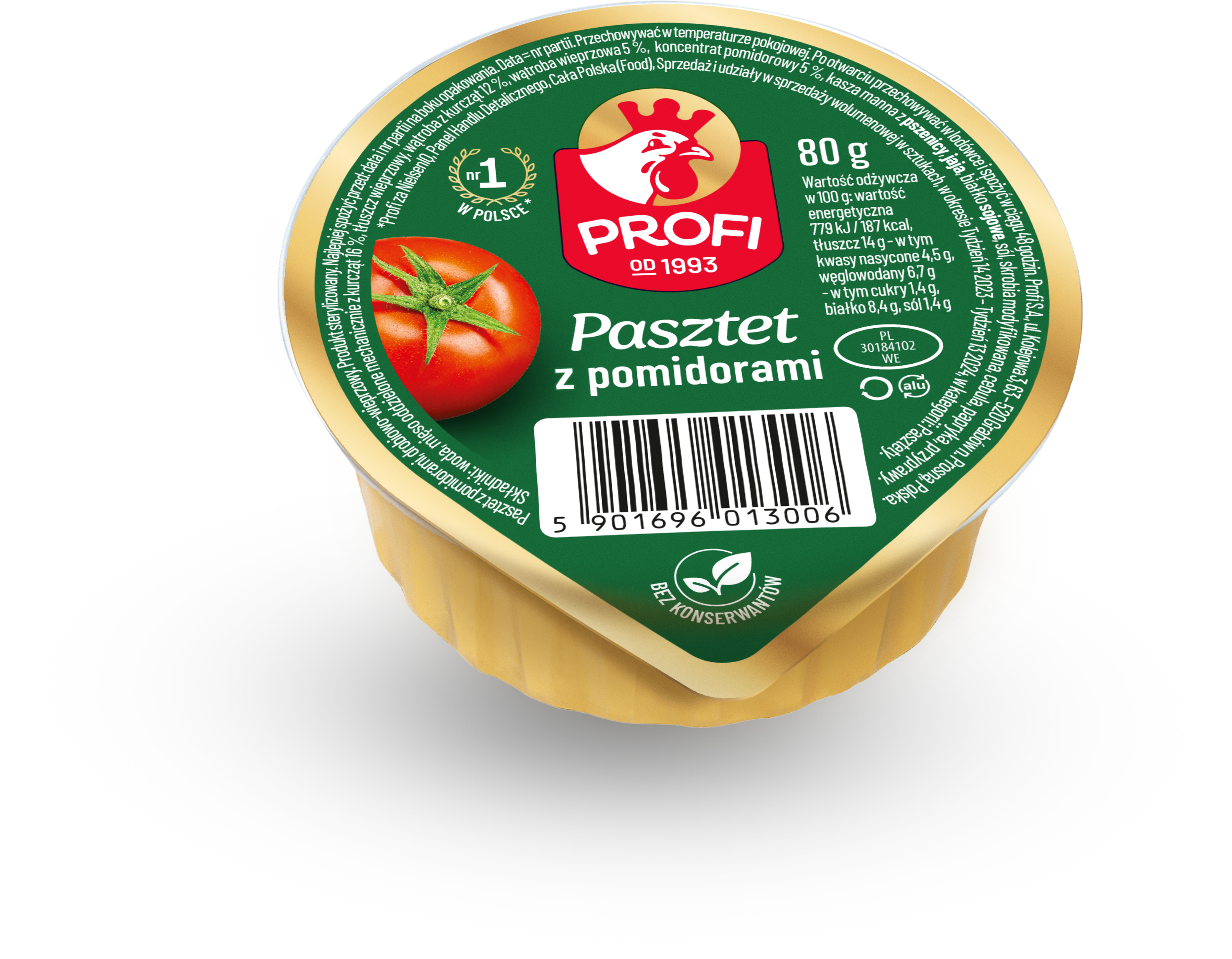 Profi Pasztet Z Pomidorami 80G