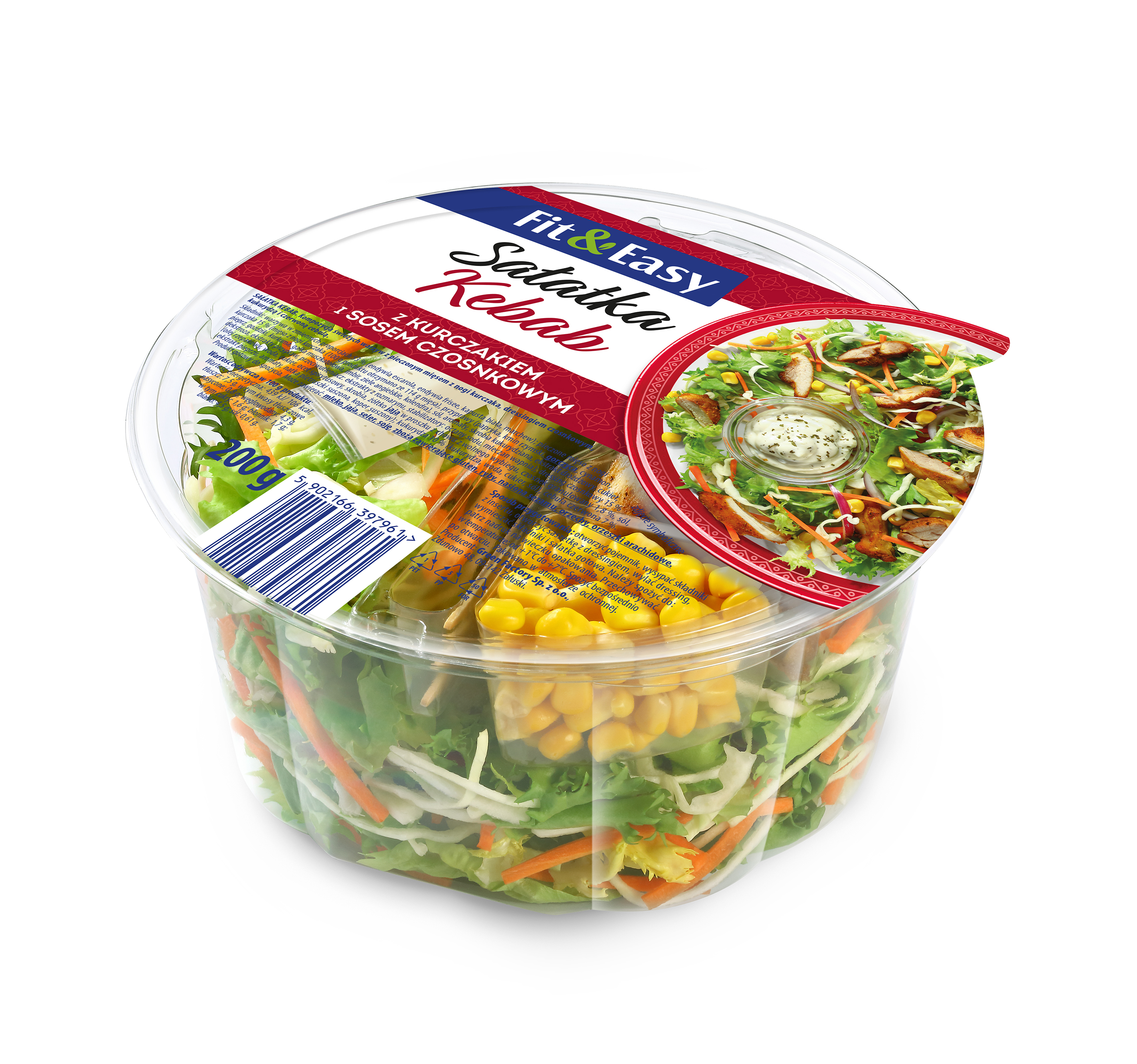 Sałatka Kebab Polska 200G Fit&Easy