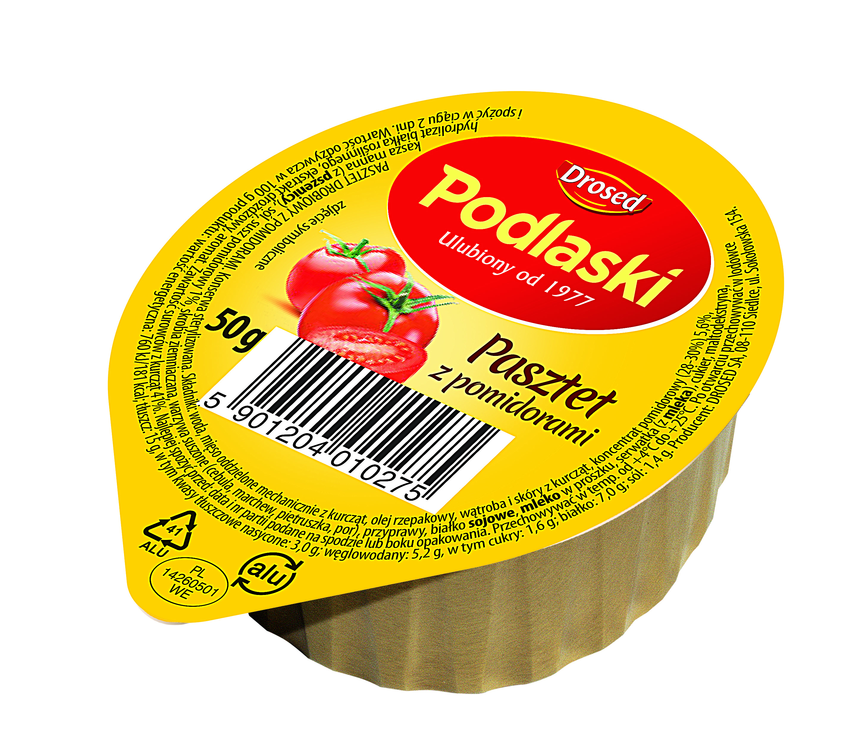 Pasztet Podlaski Z Pomidorami 50G