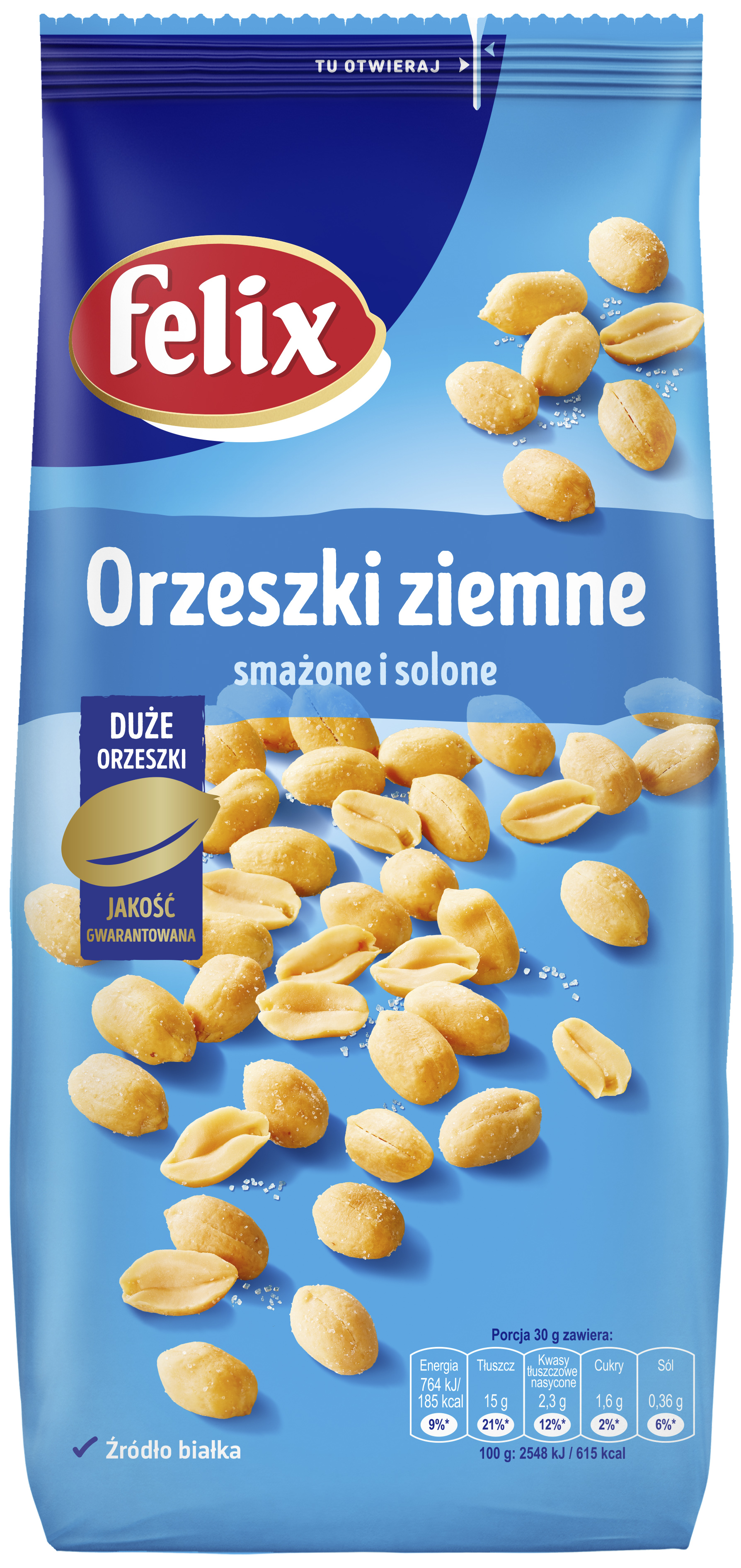 Felix Orzeszki Ziemne Smażone I Solone 800 G