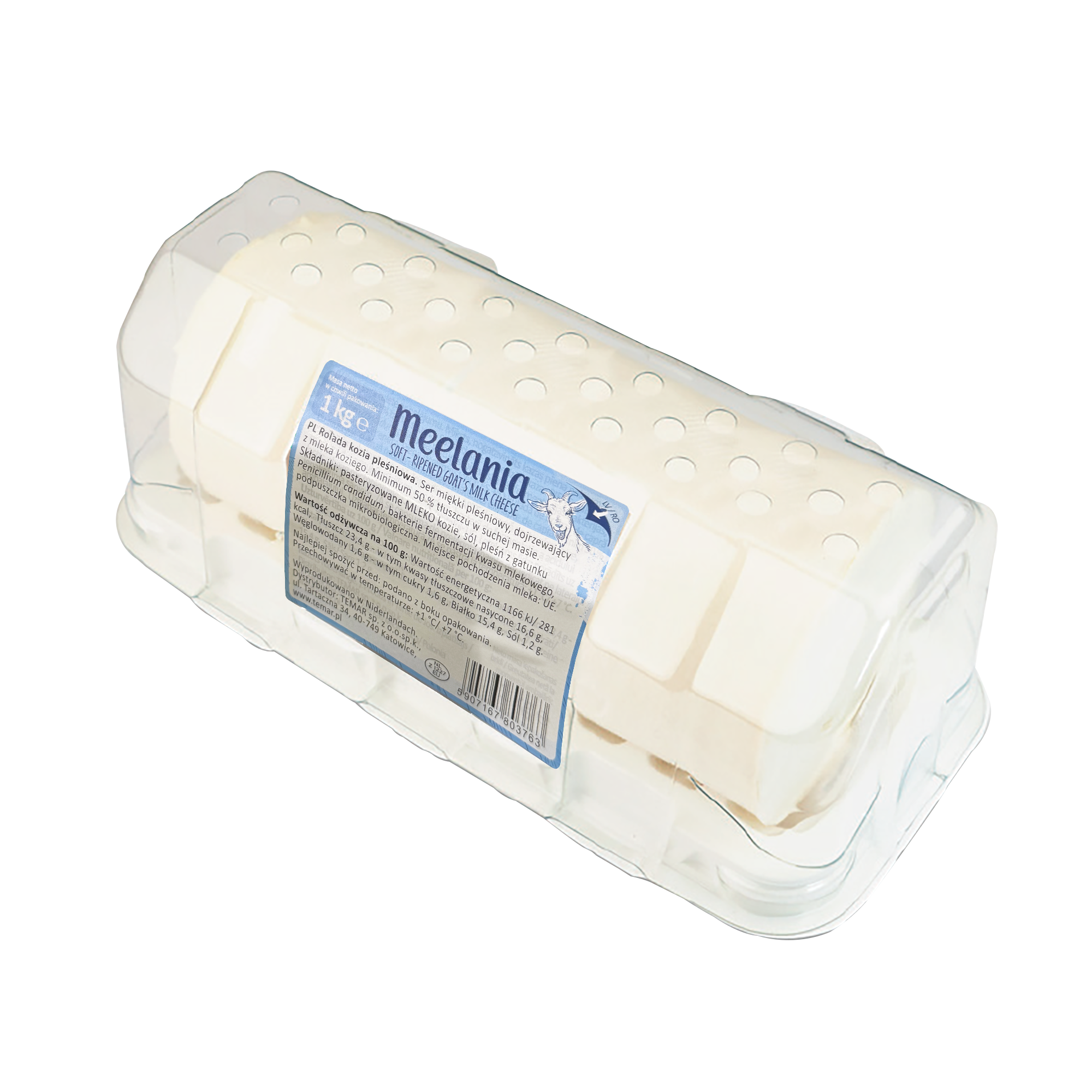 Meelania Rolada Kozia Pleśniowa Blister 1Kg