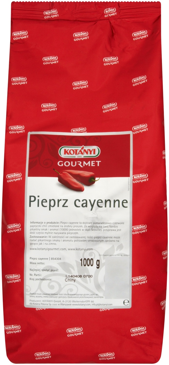 Kotanyi Pieprz Cayenne-Chili 1000G