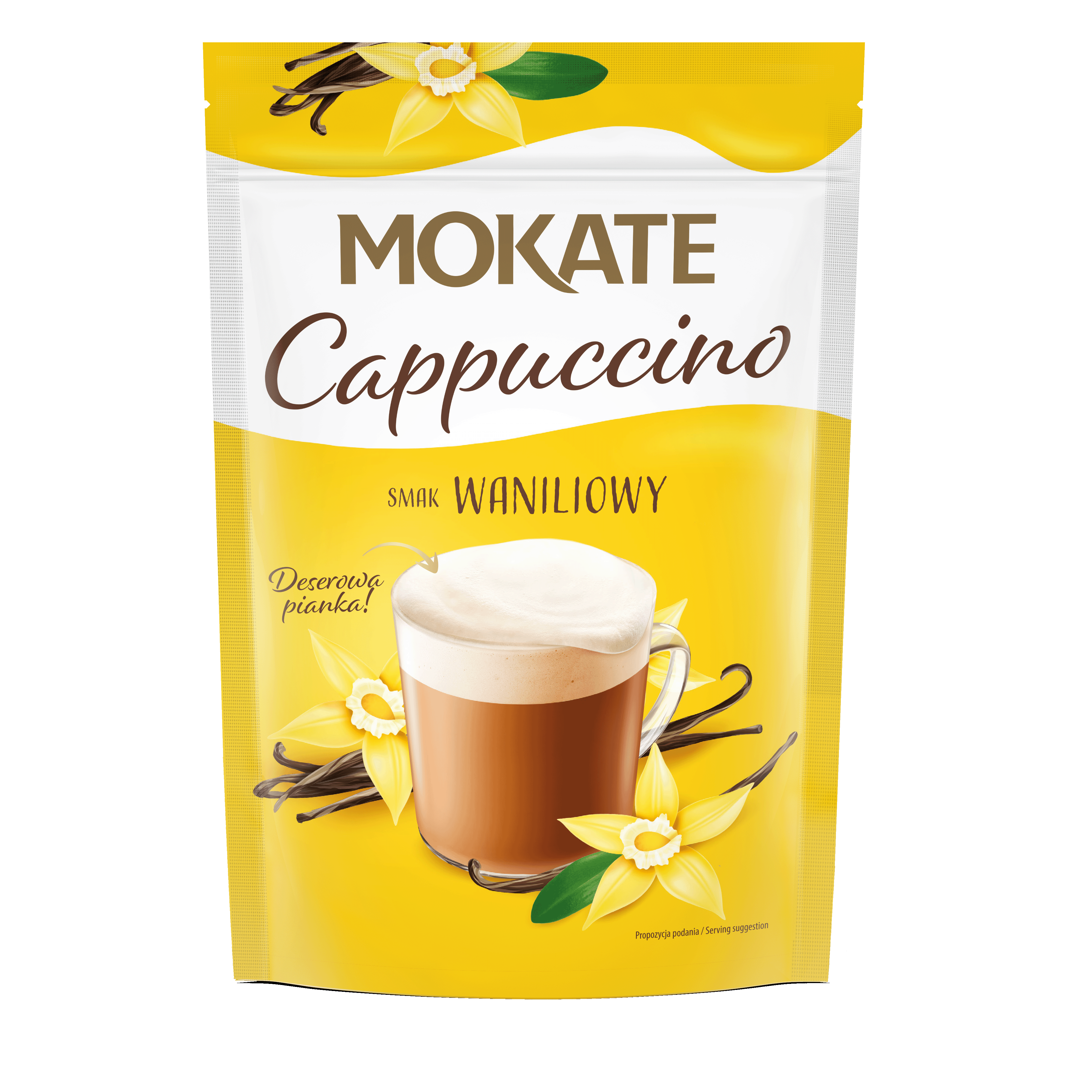 Mokate Cappuccino O Smaku Waniliowym 110G