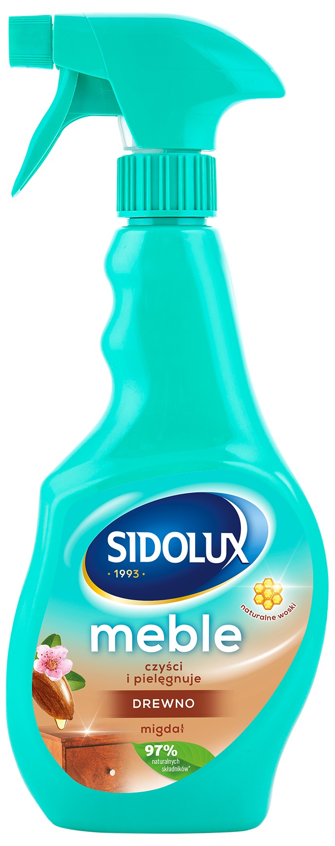 Sidolux Triger Do Mebli Drewnianych O Zapachu Migdała 400 Ml