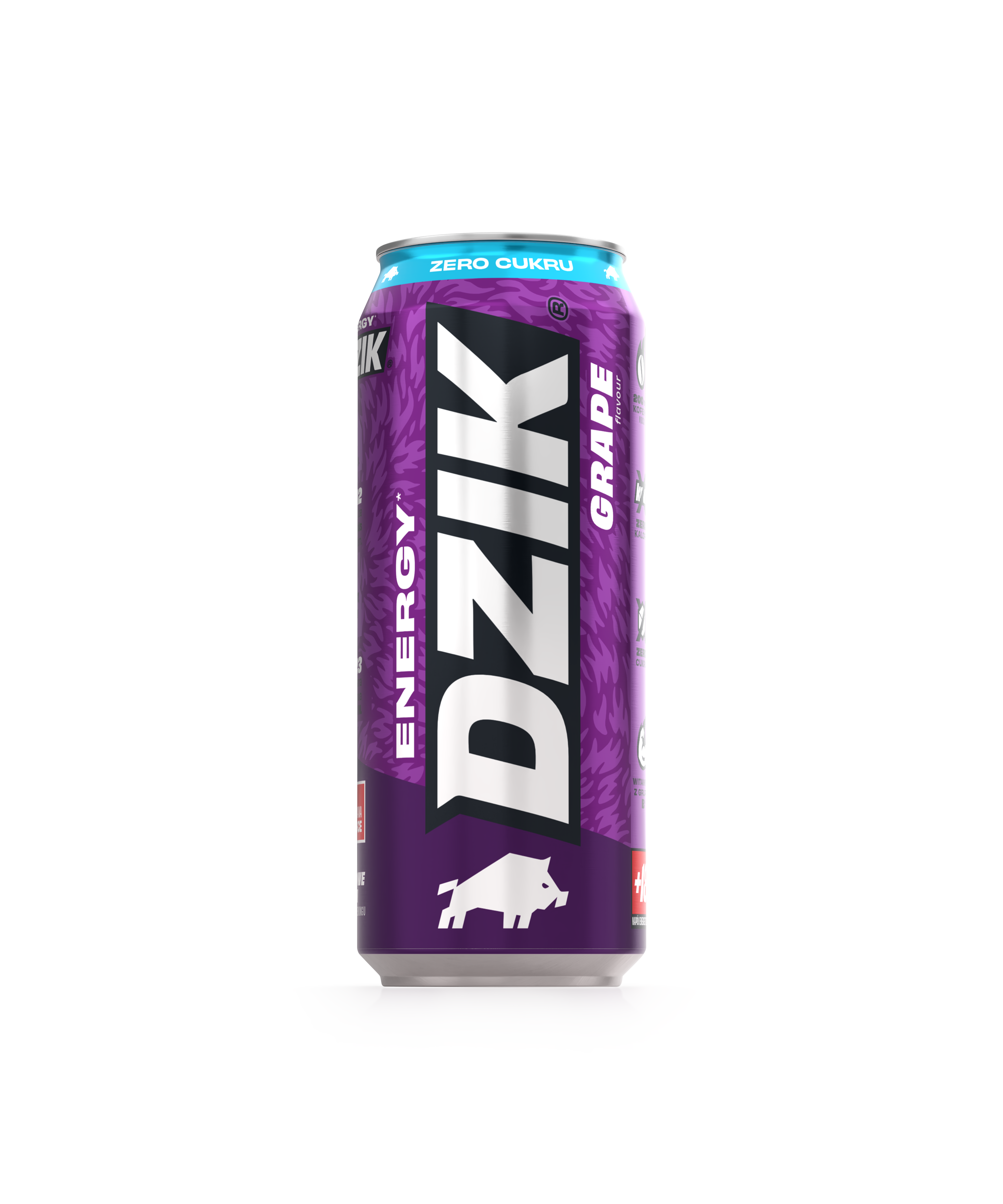 Dzik Energy Grape 500 Ml - Napój Energetyzujący