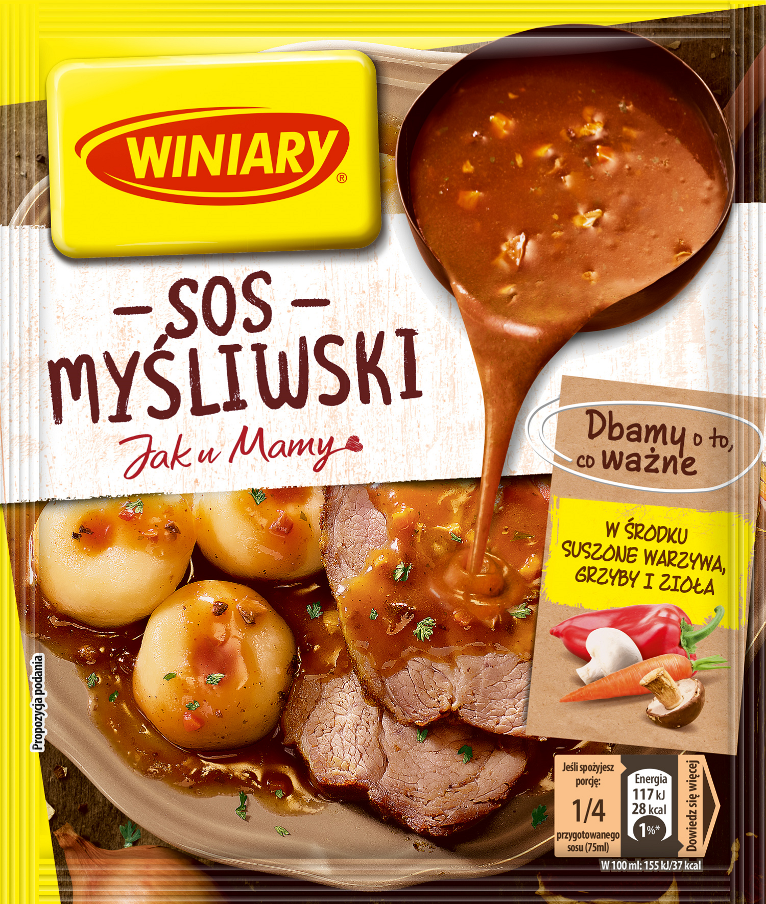 Winiary Jak U Mamy Sos Myśliwski 30G