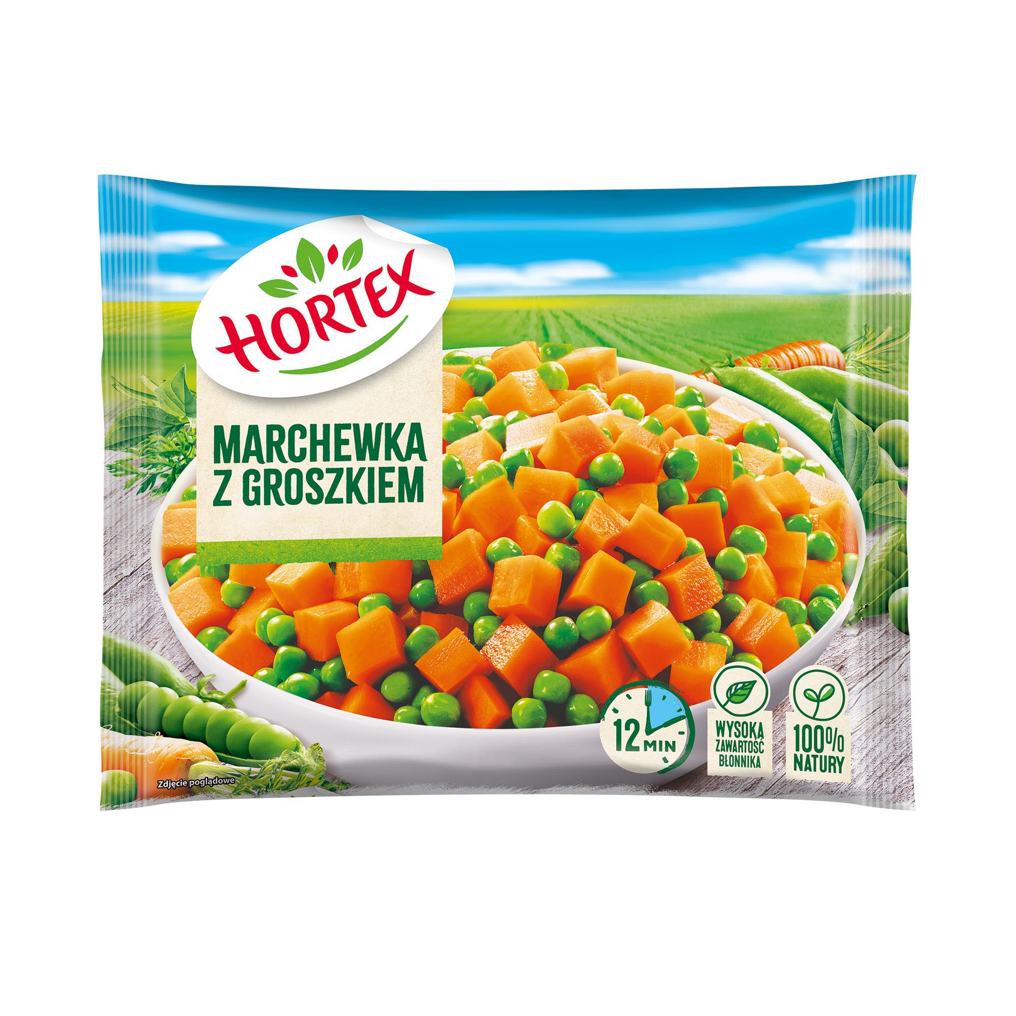 Hortex Marchewka Z Groszkiem 450 G