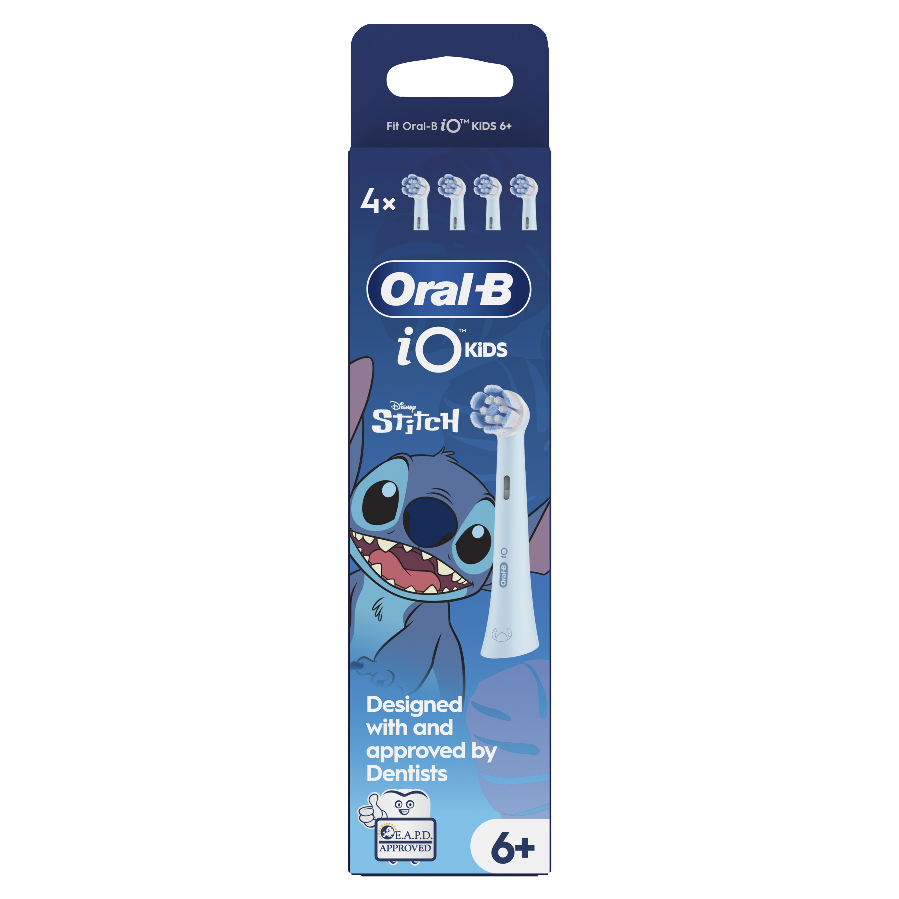 Końcówki Do Szczoteczek Elektrycznych Oral-B Io Kids 6+ Disney Stitch 4Szt