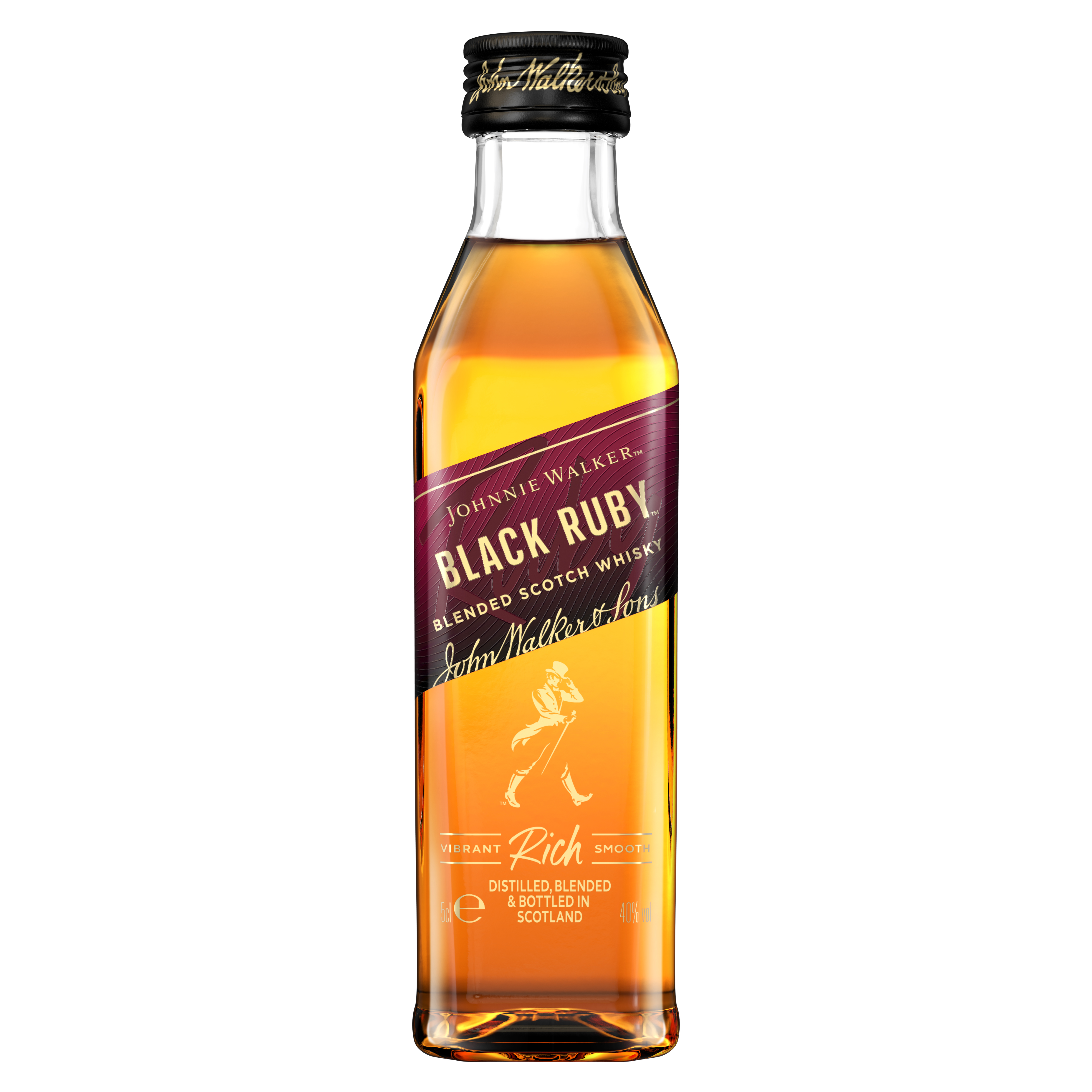 Johnnie Walker Black Ruby Label Whisky 40% 50 Ml