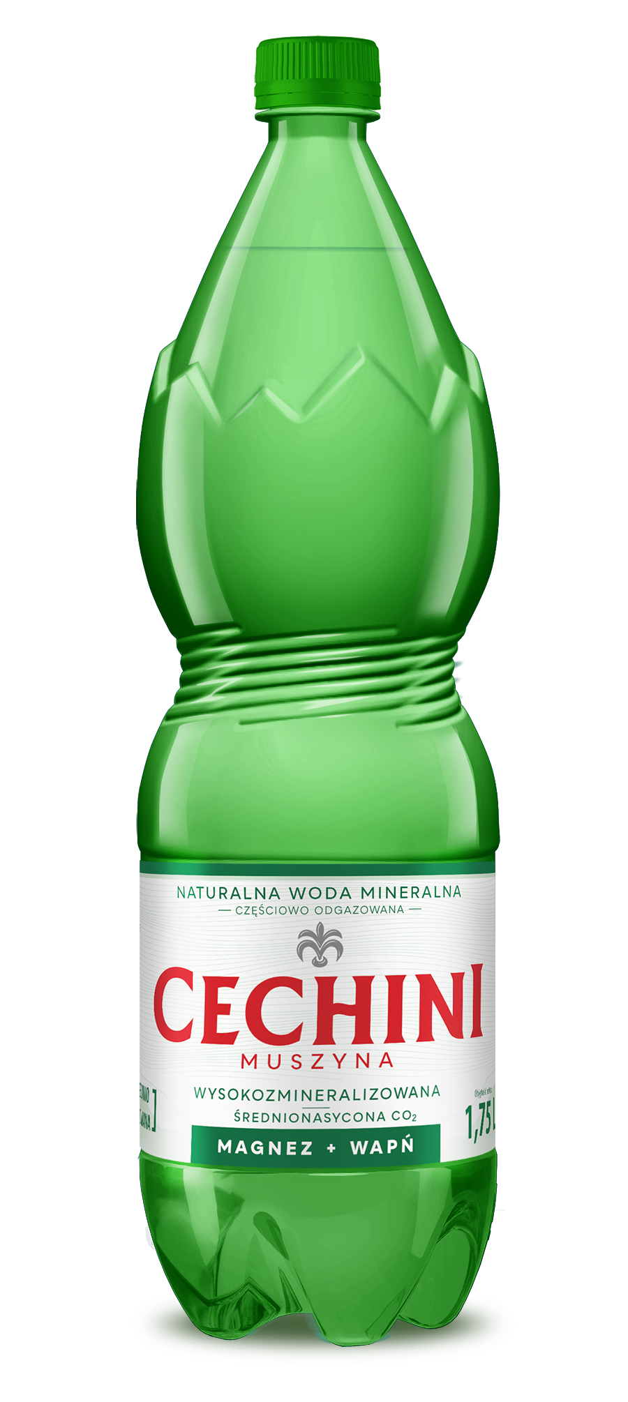 Woda Cechini Muszyna Średnionasycona 1,75 L Kaucja