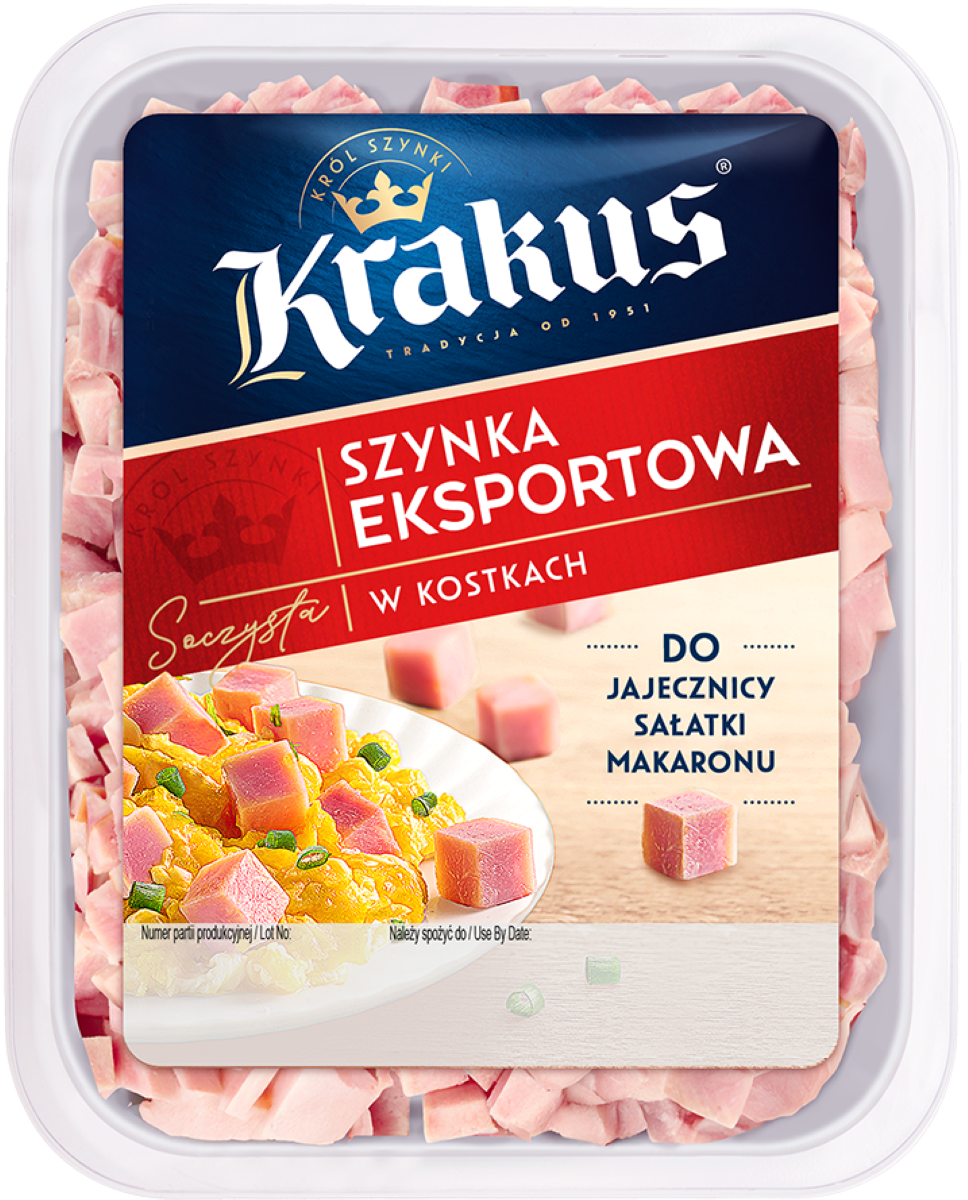 Szynka Eksportowa Kostka 130G Krakus