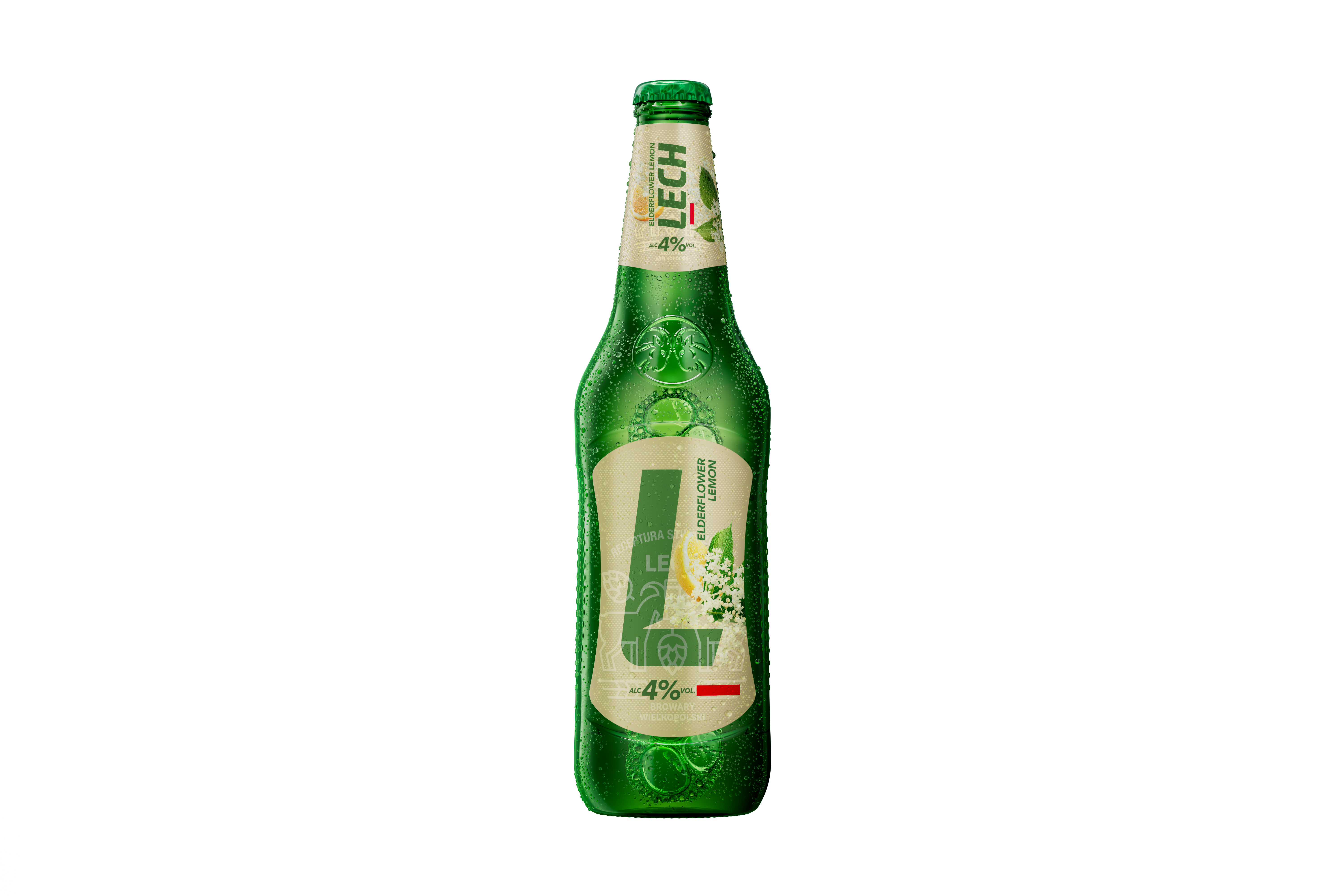 Piwo Lech Elderflower Lemon 4,0% Butelka 500Ml