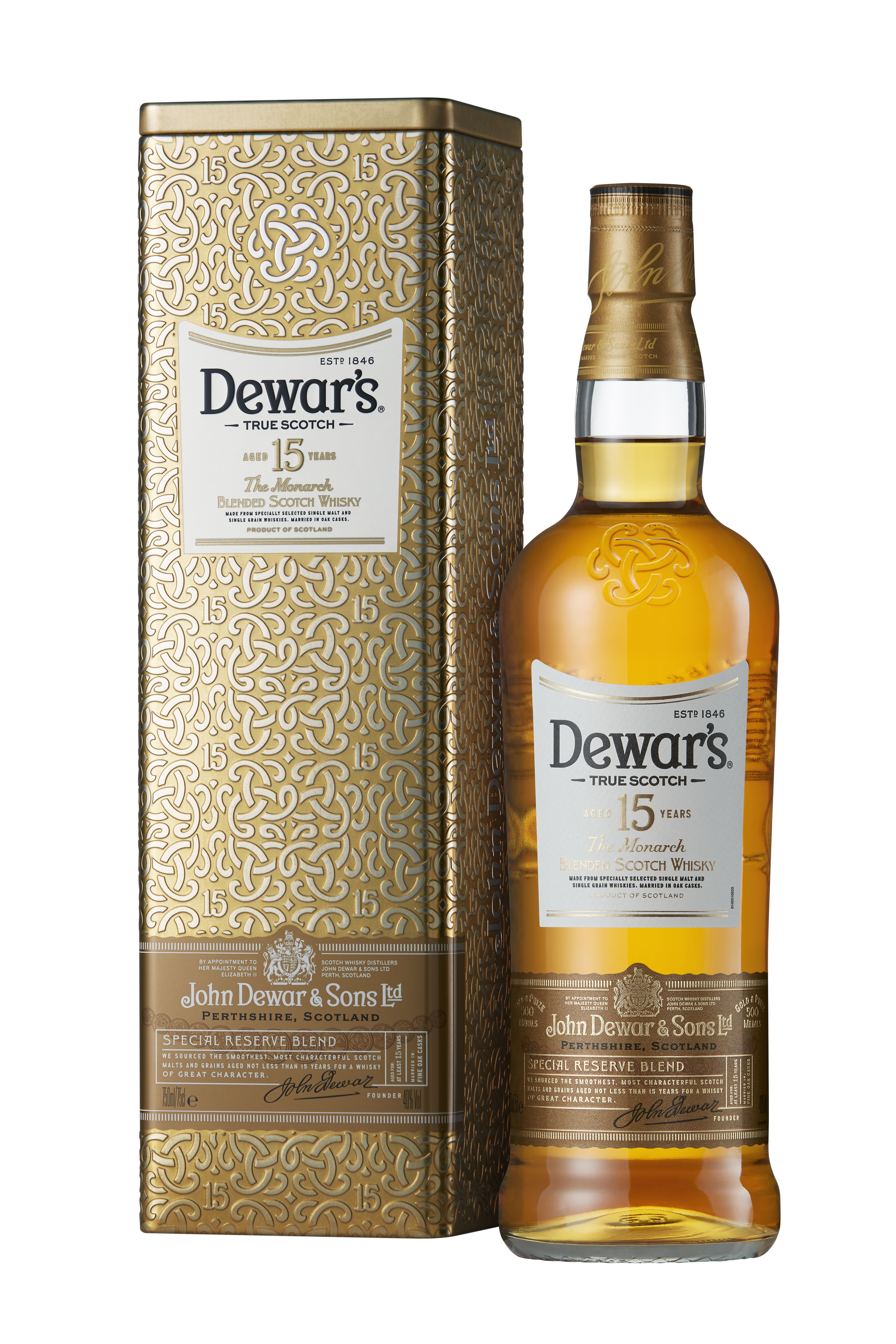 Whisky Dewar'S 15 Yo 700Ml 40% Metalowa Tuba