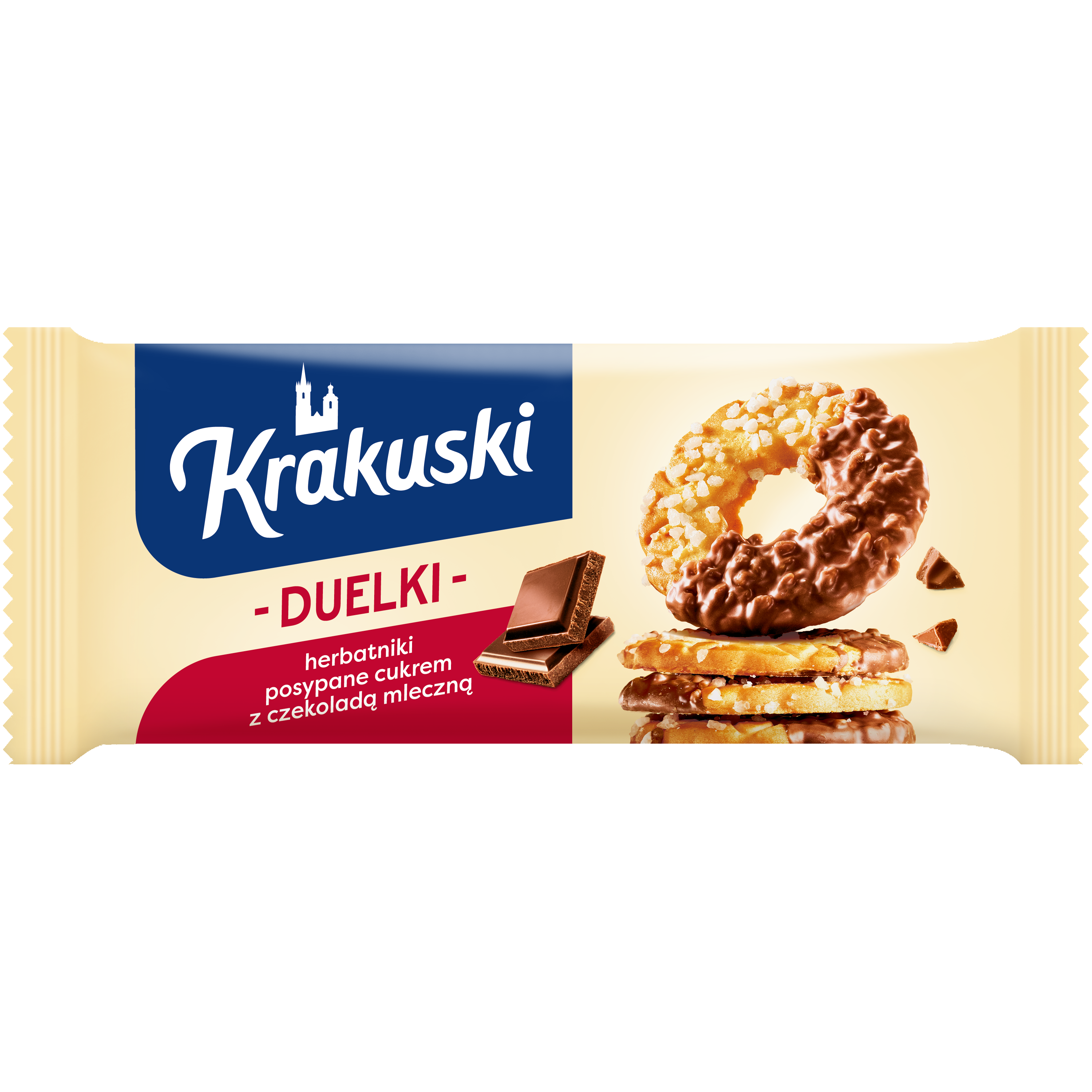 Krakuski Duelki Z Cukrem Z Czekoladą Mleczną 181G