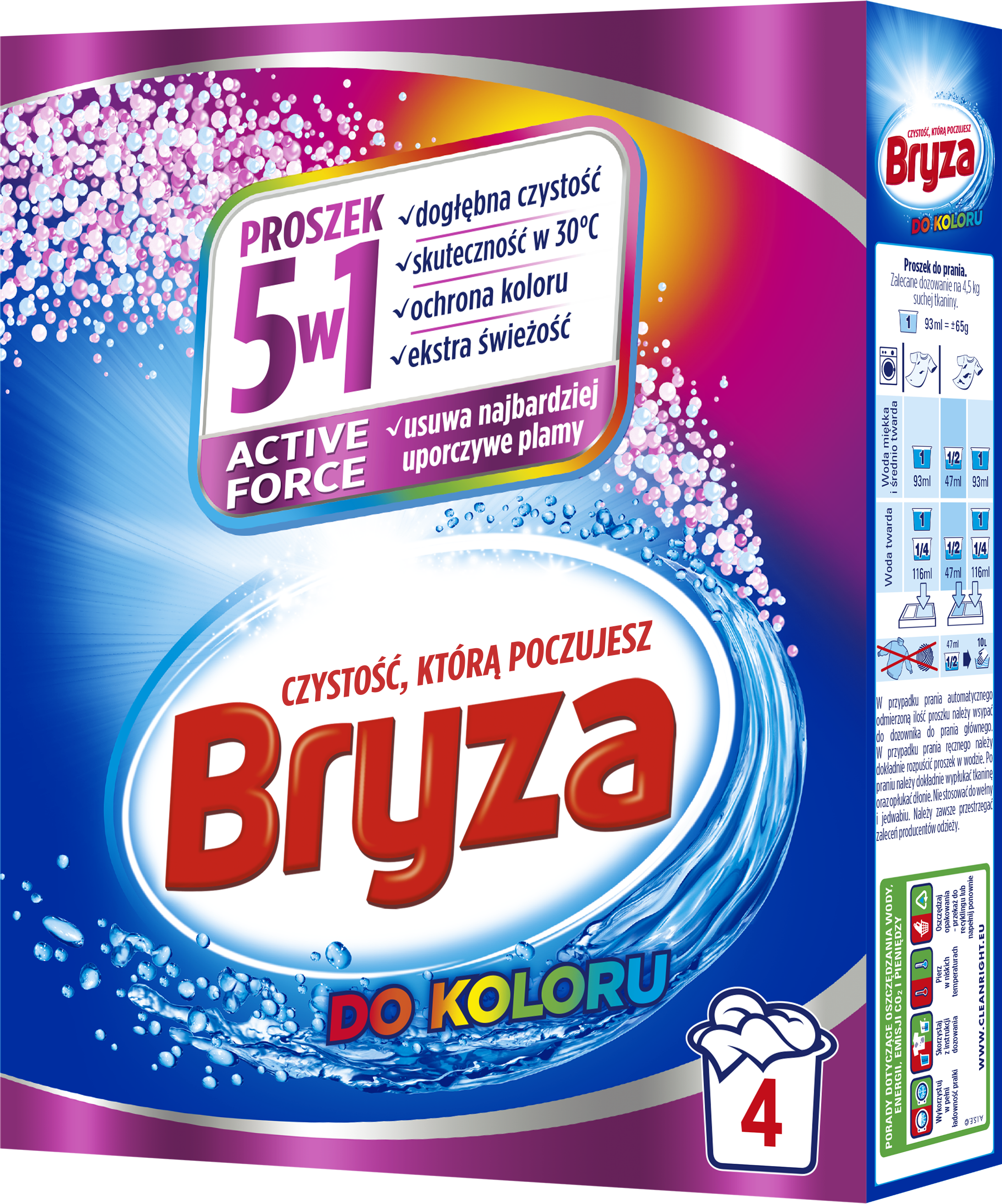 Bryza 5W1 Active Force Proszek Do Koloru 260G