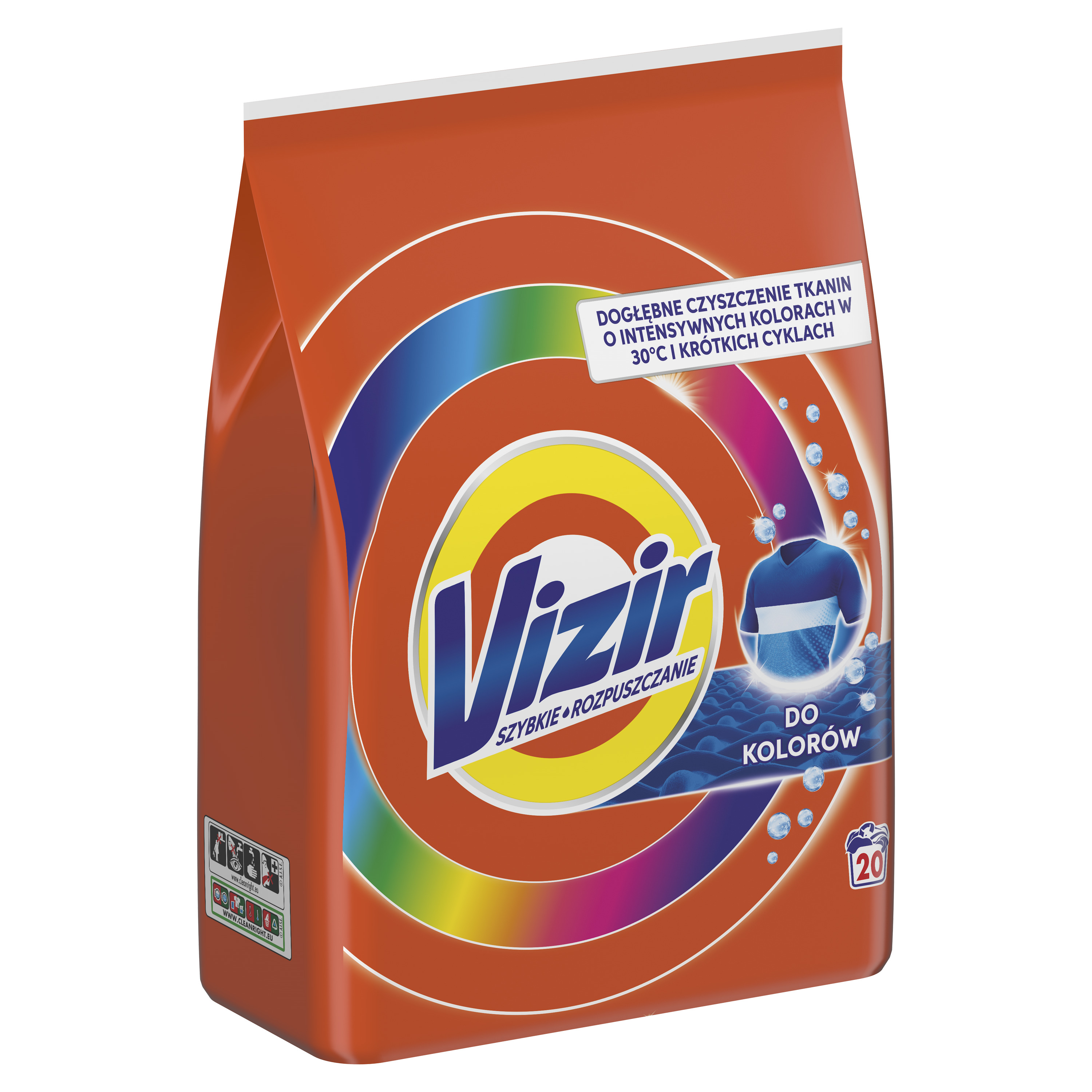 Vizir Proszek Do Prania, Color, 1.1 Kg, 20 Prań