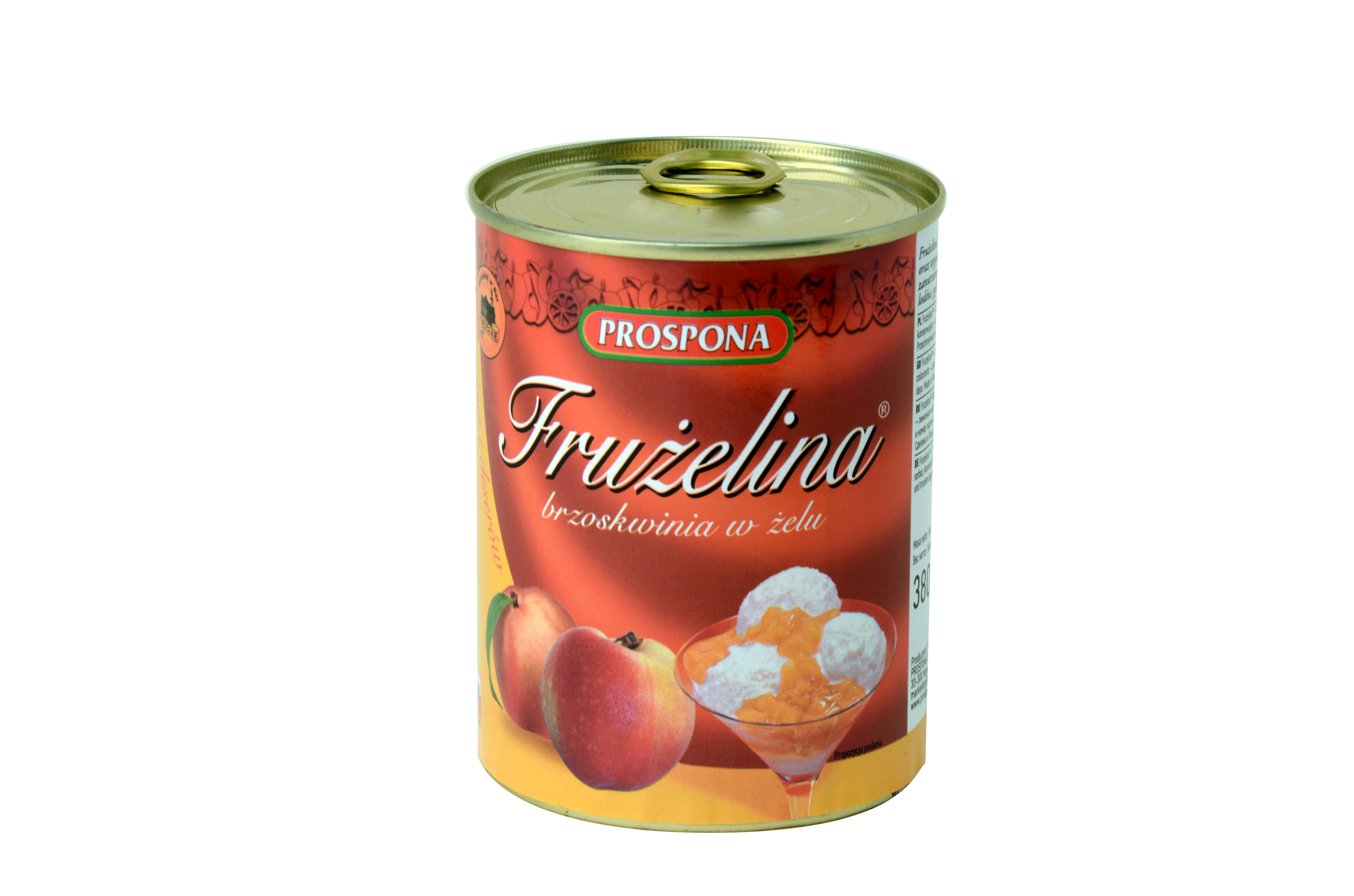 Prospona Frużelina Brzoskwinia W Żelu 380G