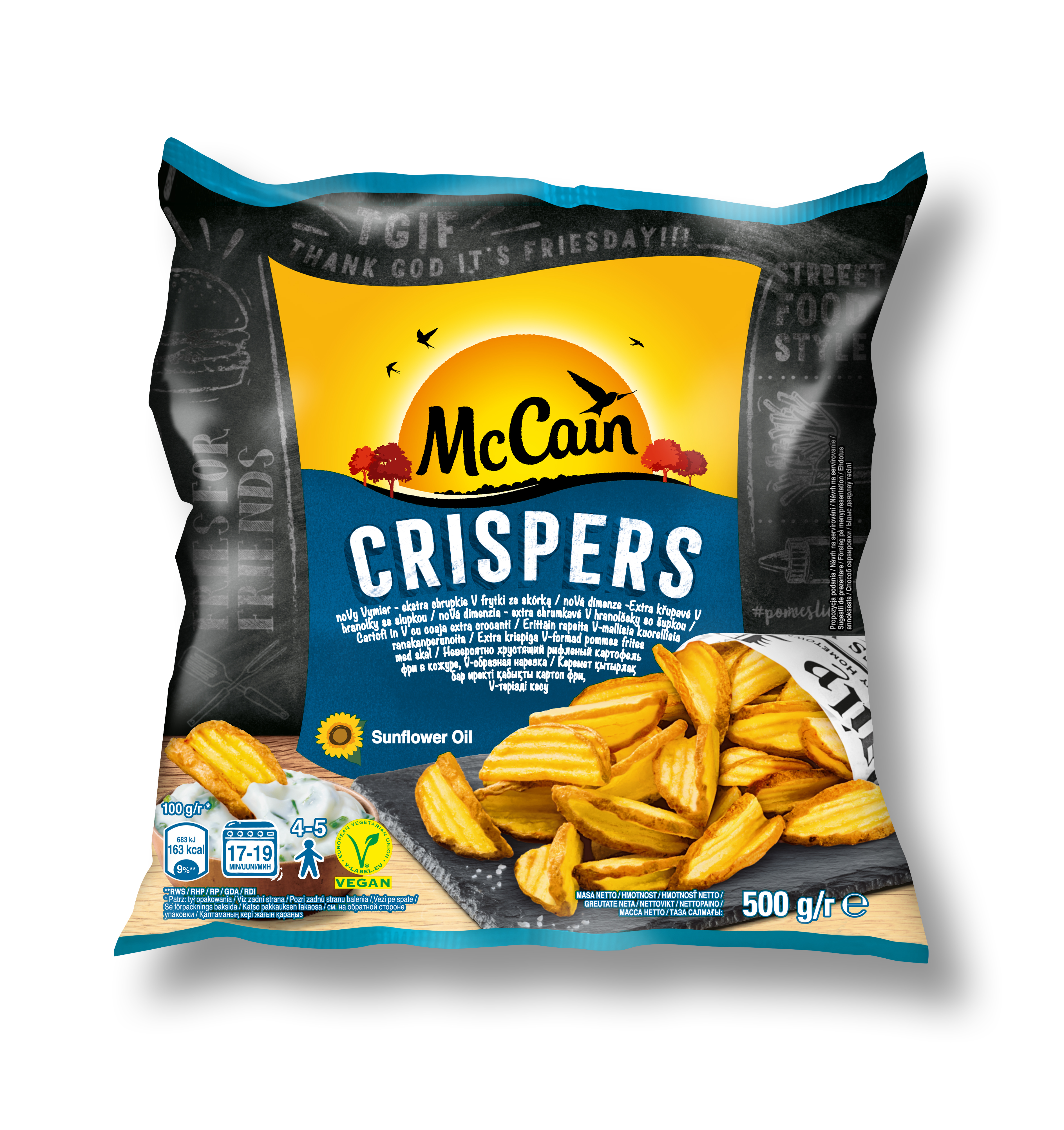 Mccain Crispers Novy Vymiar - Ekstra Chrupkie V Frytki Ze Skórką 500 G